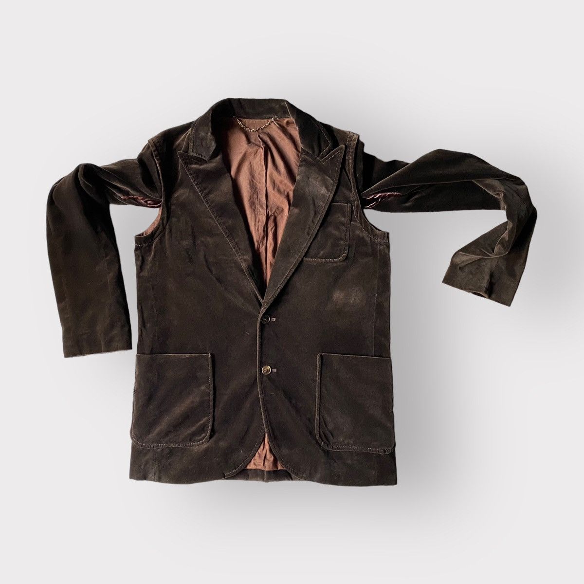 Number (N)ine N(N) X Niedieck Velvet Blazer AW01 Standards Size US L / EU 52-54 / 3 - 1 Thumbnail