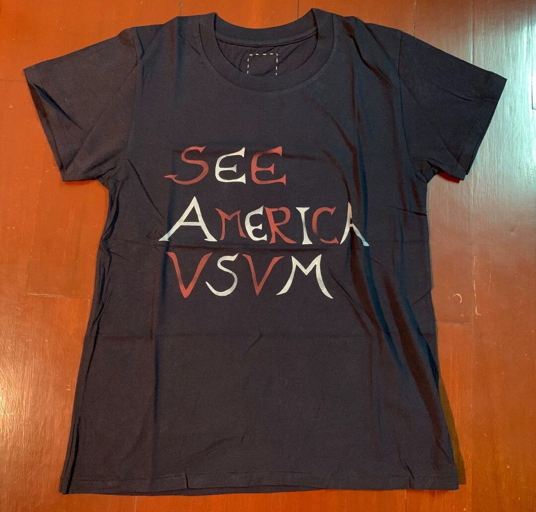 Visvim Visvim 18aw spot hand-painted letter short sleeve Size US M / EU 48-50 / 2 - 1 Thumbnail
