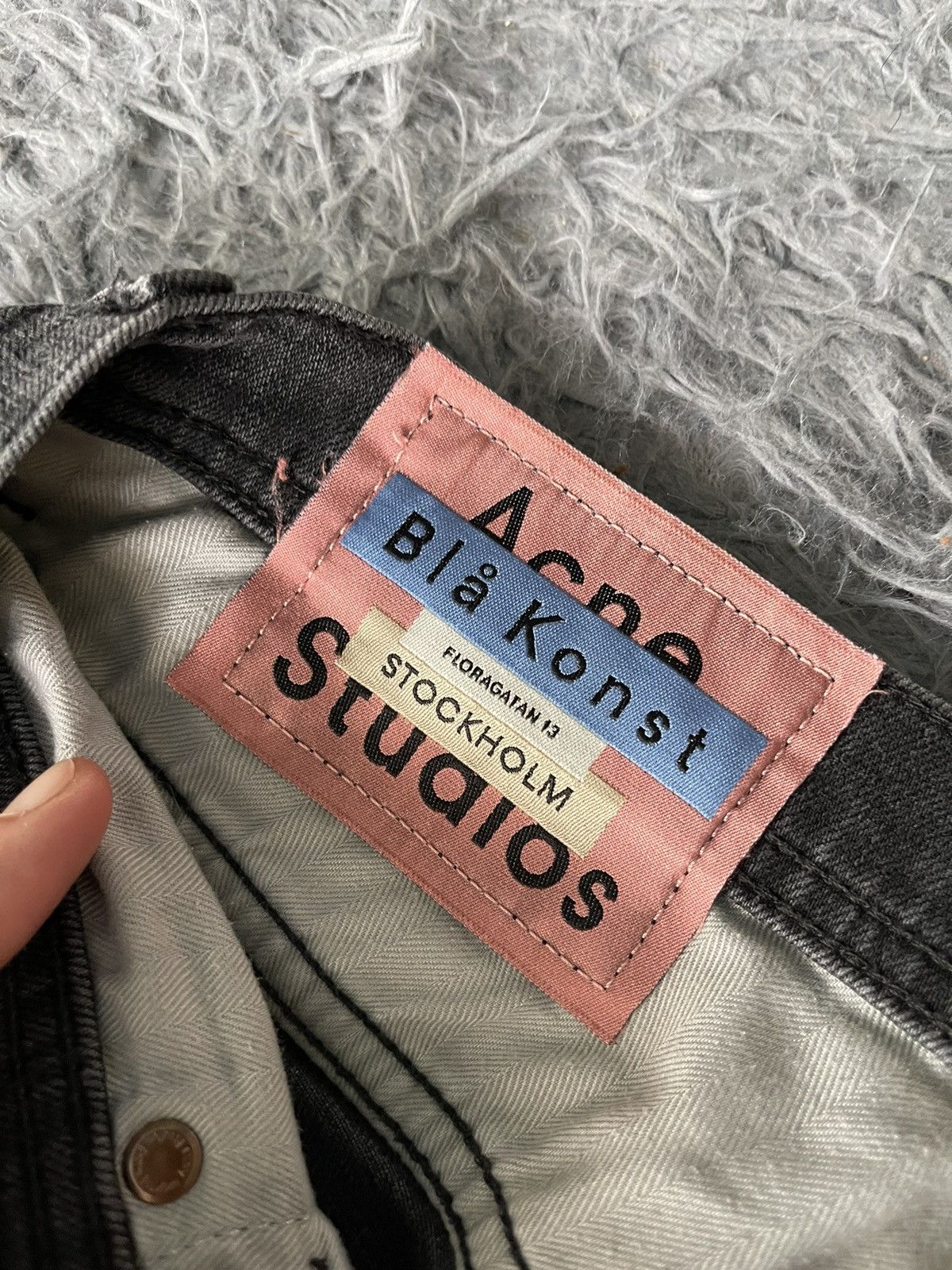 Acne Studios Acne Studios avant garde skinny fit graphite jeans denim Size US 32 / EU 48 - 8 Thumbnail