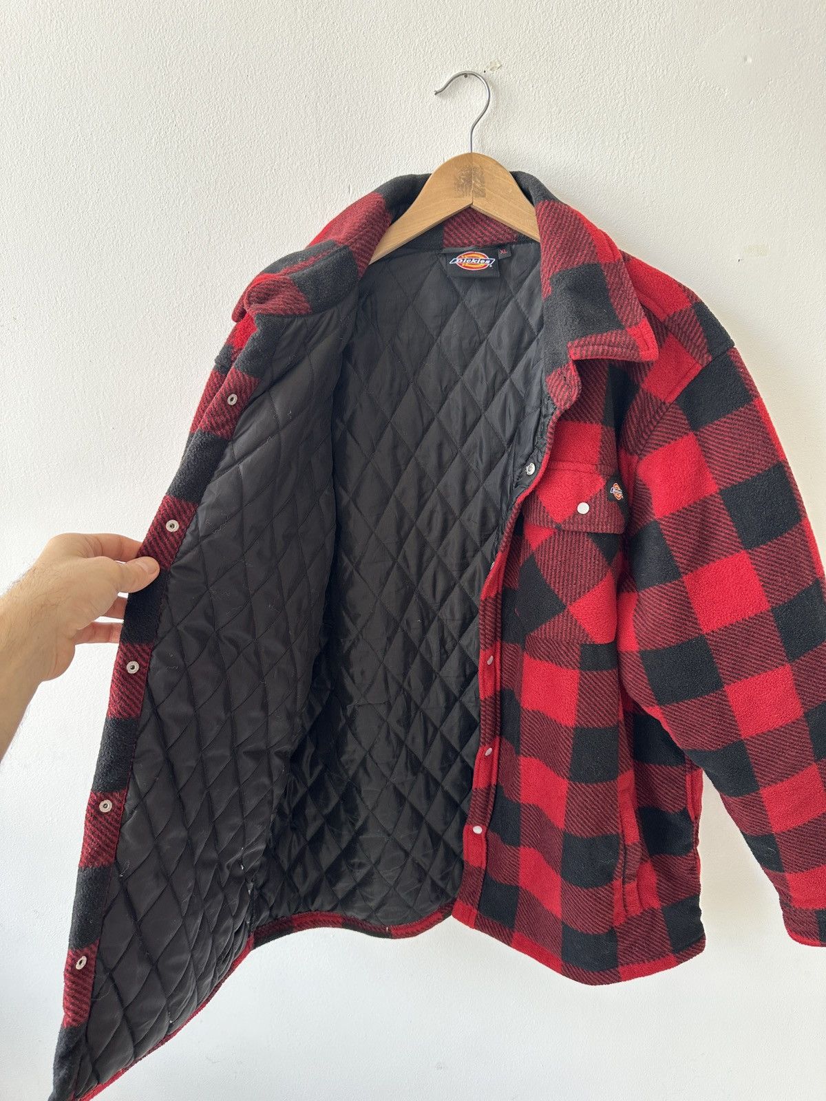 Dickies Dickies Work Flannel Jacket Vintage Shirt Plaid Size US XL / EU 56 / 4 - 9 Thumbnail