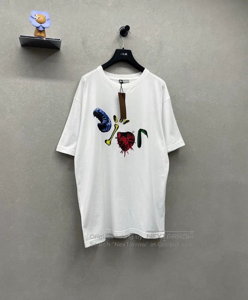 Dior Dior Contrast pattern white short sleeves Size US L / EU 52-54 / 3 - 3 Thumbnail