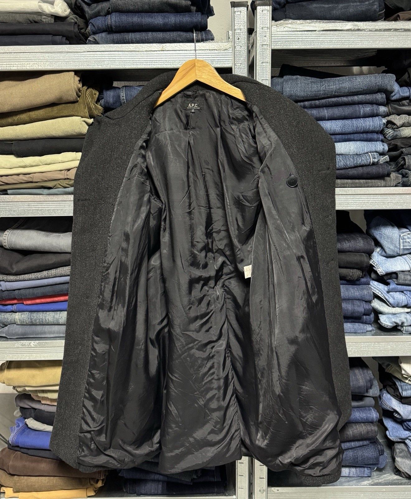 A.P.C. A.P.C. APC Double Breasted Wool Women’s Vintage Pea Coat Size S / US 4 / IT 40 - 7 Thumbnail