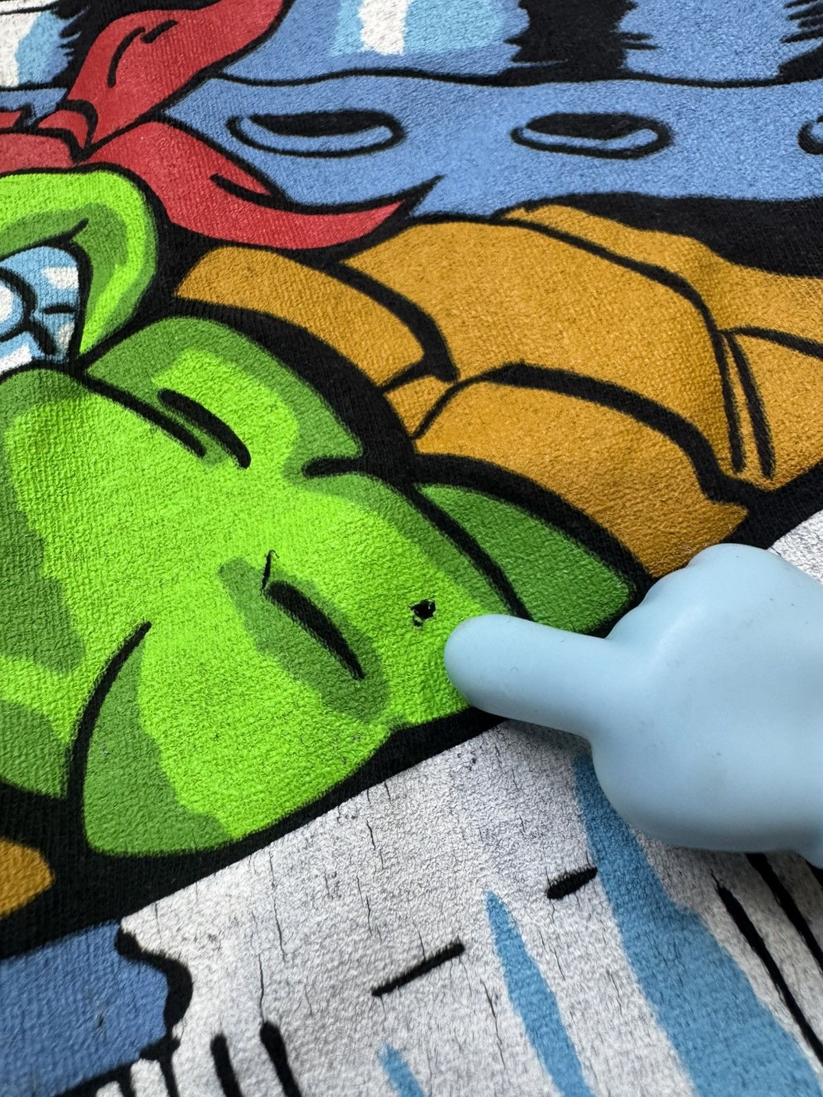 Vintage Vintage 1989 Teenage Mutant Ninja Turtles Hero Size US XL / EU 56 / 4 - 5 Thumbnail