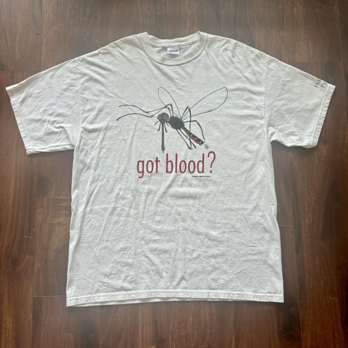 Vintage Got Blood? Tee Size US XL / EU 56 / 4 - 1 Thumbnail