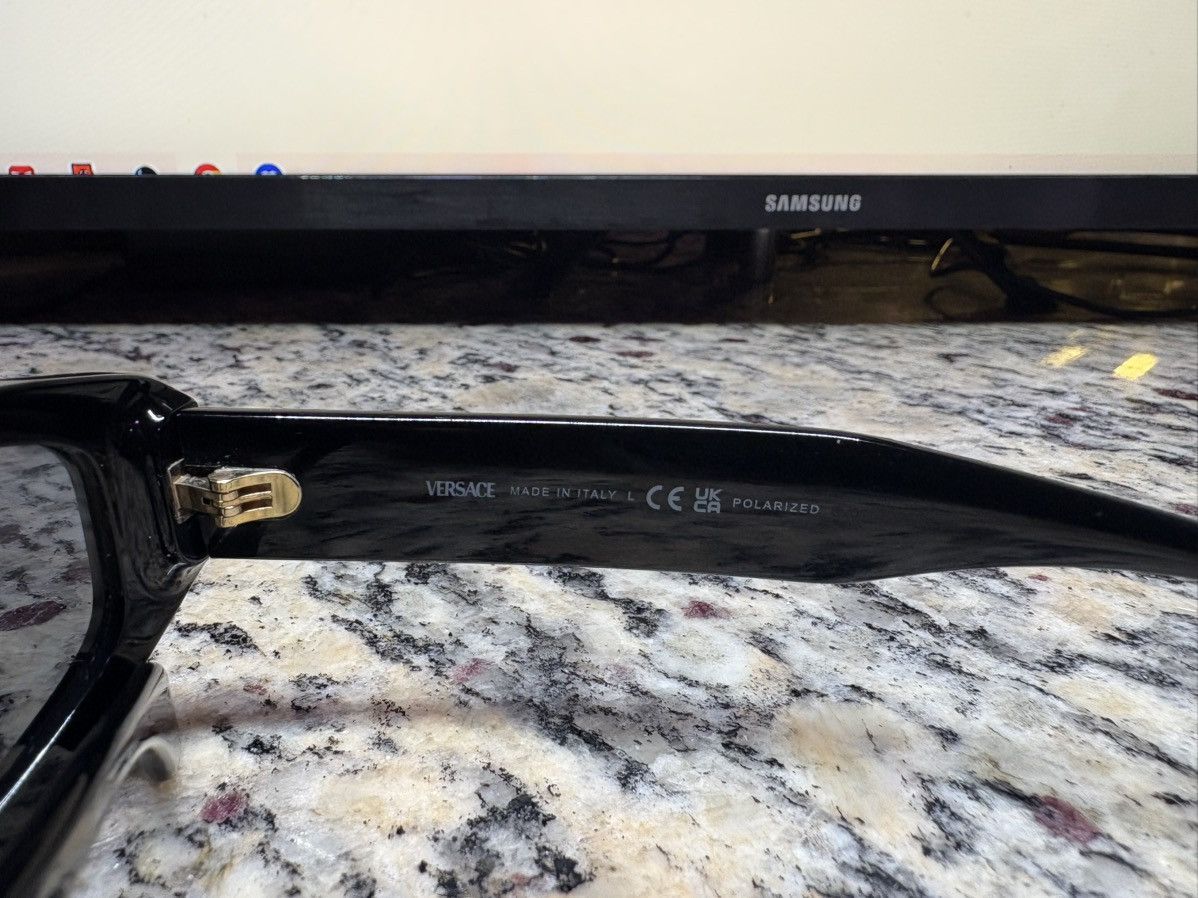 Versace Versace VE4487 Sunglasses Black Polarized Made in Italy Size ONE SIZE - 5 Thumbnail