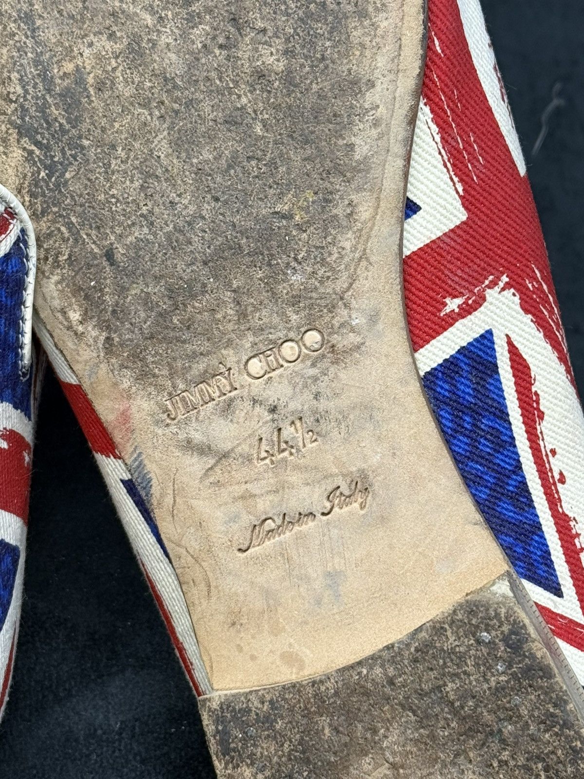 Jimmy Choo Rare Jimmy Choo Union Jack loafers EU 44.5 Size US 10 / EU 43 - 10 Thumbnail
