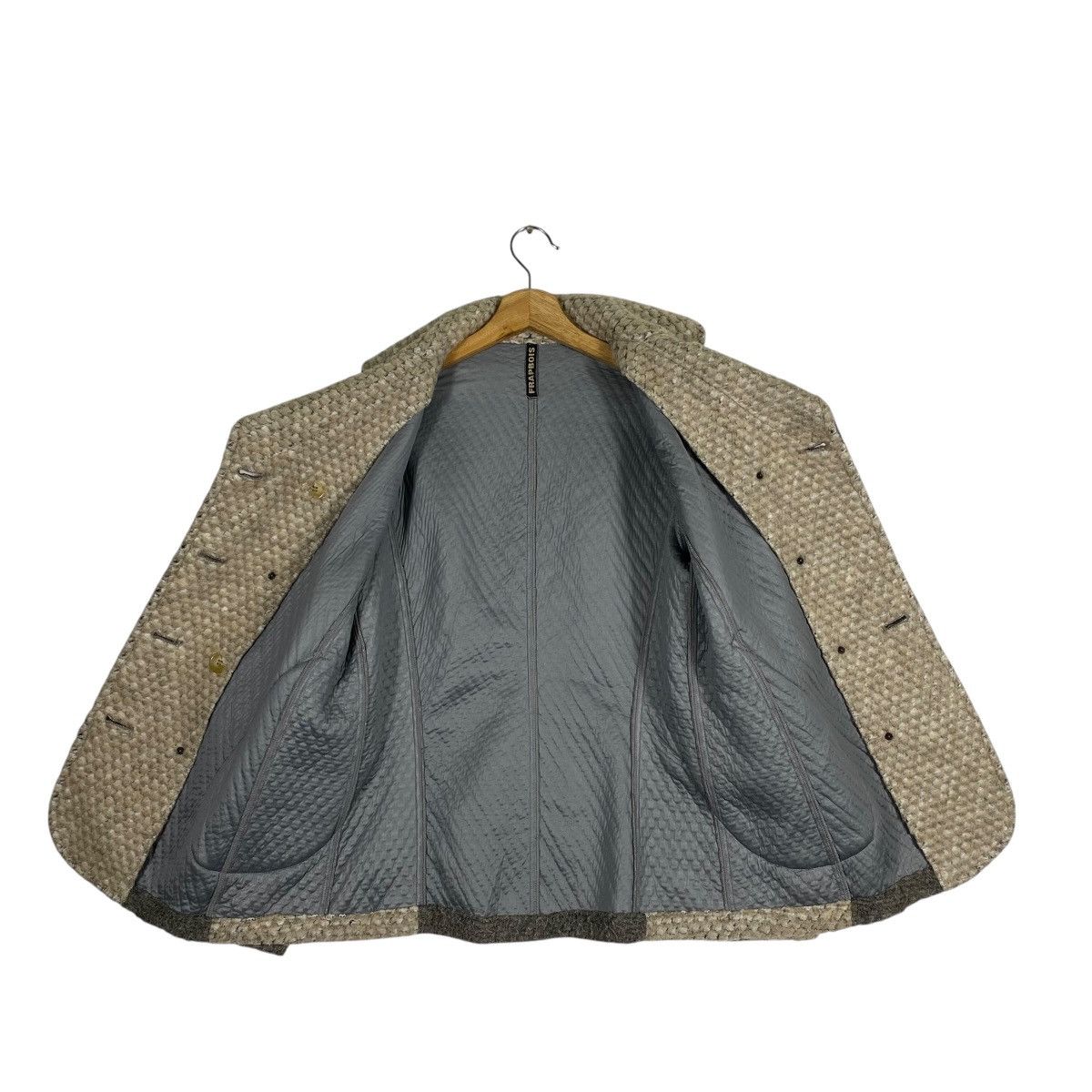 Issey Miyake Vintage Issey Miyake Frapbois Double Breasted Knit Jacket Size S / US 4 / IT 40 - 6 Thumbnail