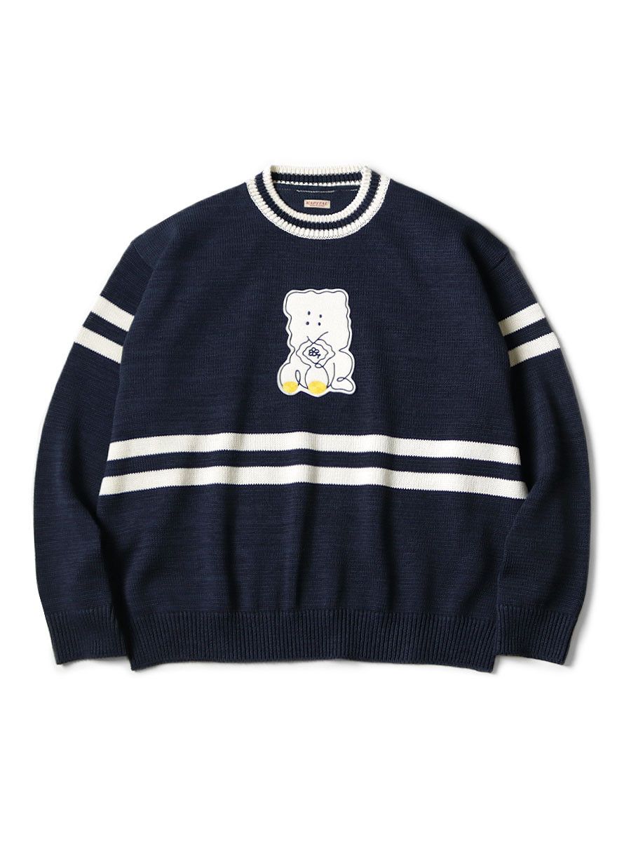 Kapital Kapital 5g PECKISH RAINBOWY IVY crew sweater Size US S / EU 44-46 / 1 - 5 Thumbnail