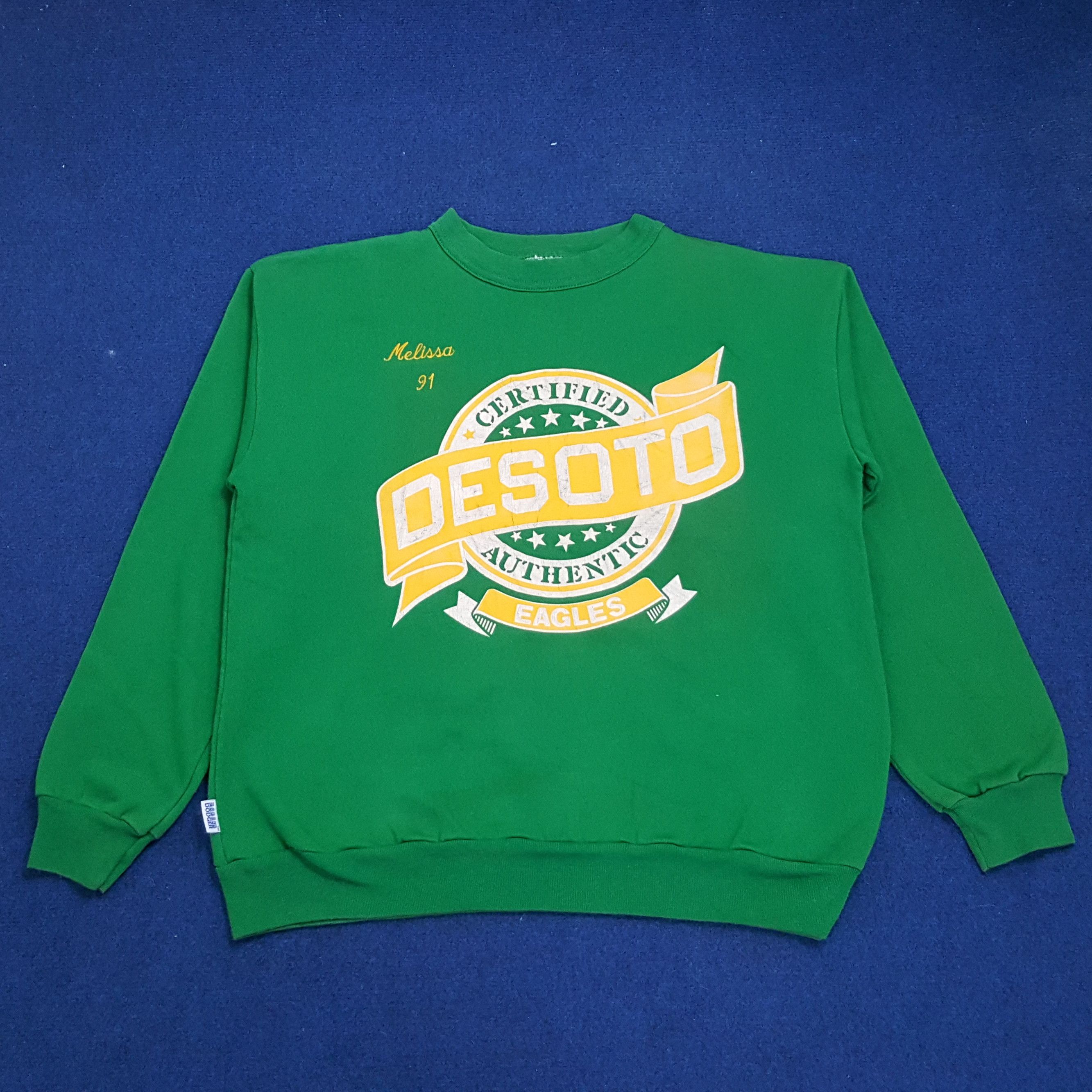 MLB × Vintage Vintage Dodgers Desoto Eagles Melissa 91 Sweatshirts Size US L / EU 52-54 / 3 - 1 Thumbnail