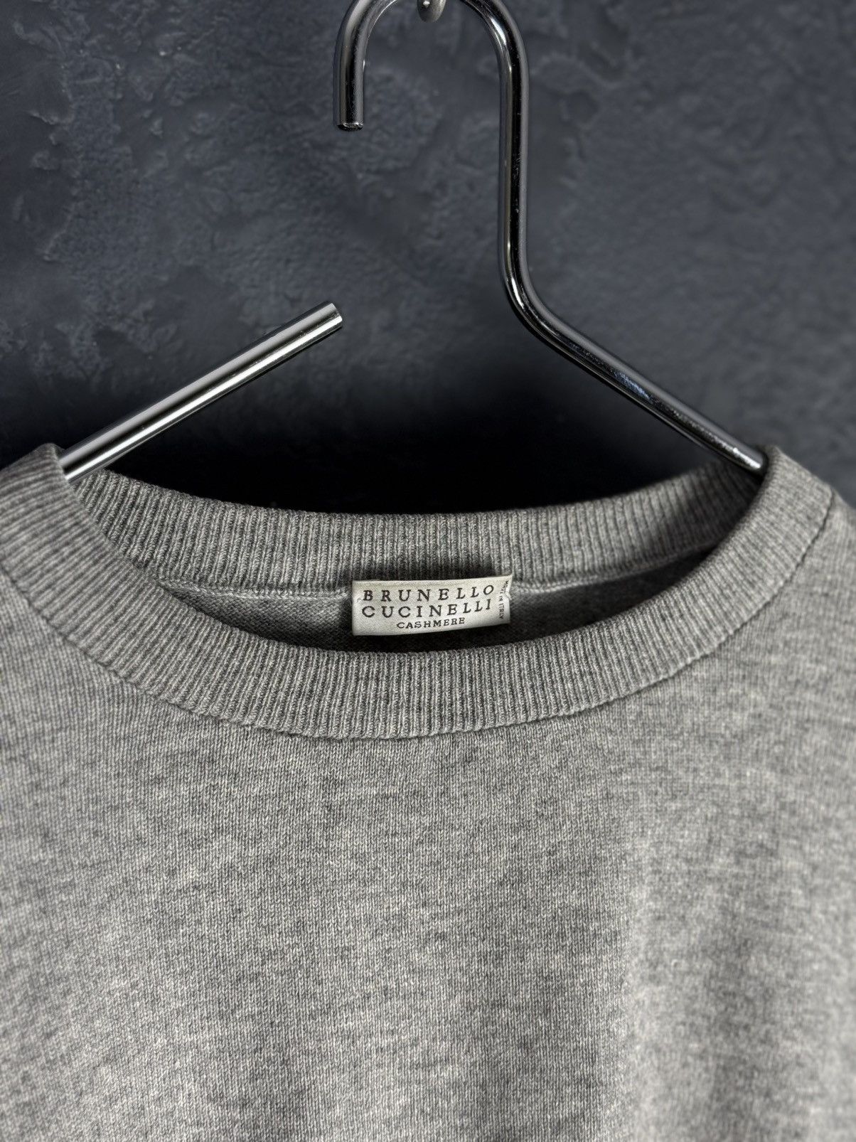 Brunello Cucinelli BRUNELLO CUCINELLI Cashmere Elbow Patch Women’s Sweater Size M / US 6-8 / IT 42-44 - 7 Thumbnail