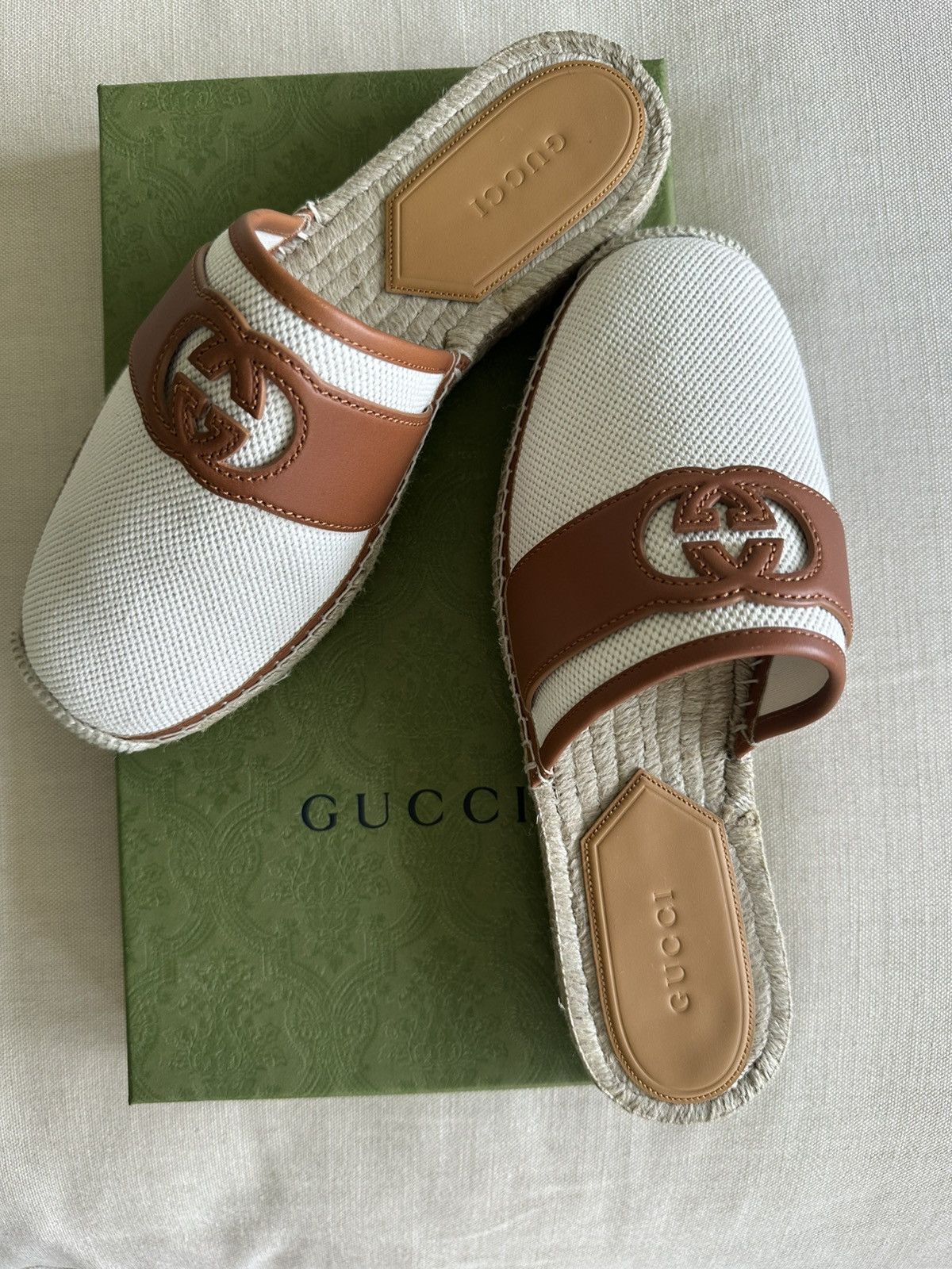 Gucci Gucci GG Interlocked Espadrilles Size US 8.5 / EU 41-42 - 4 Thumbnail