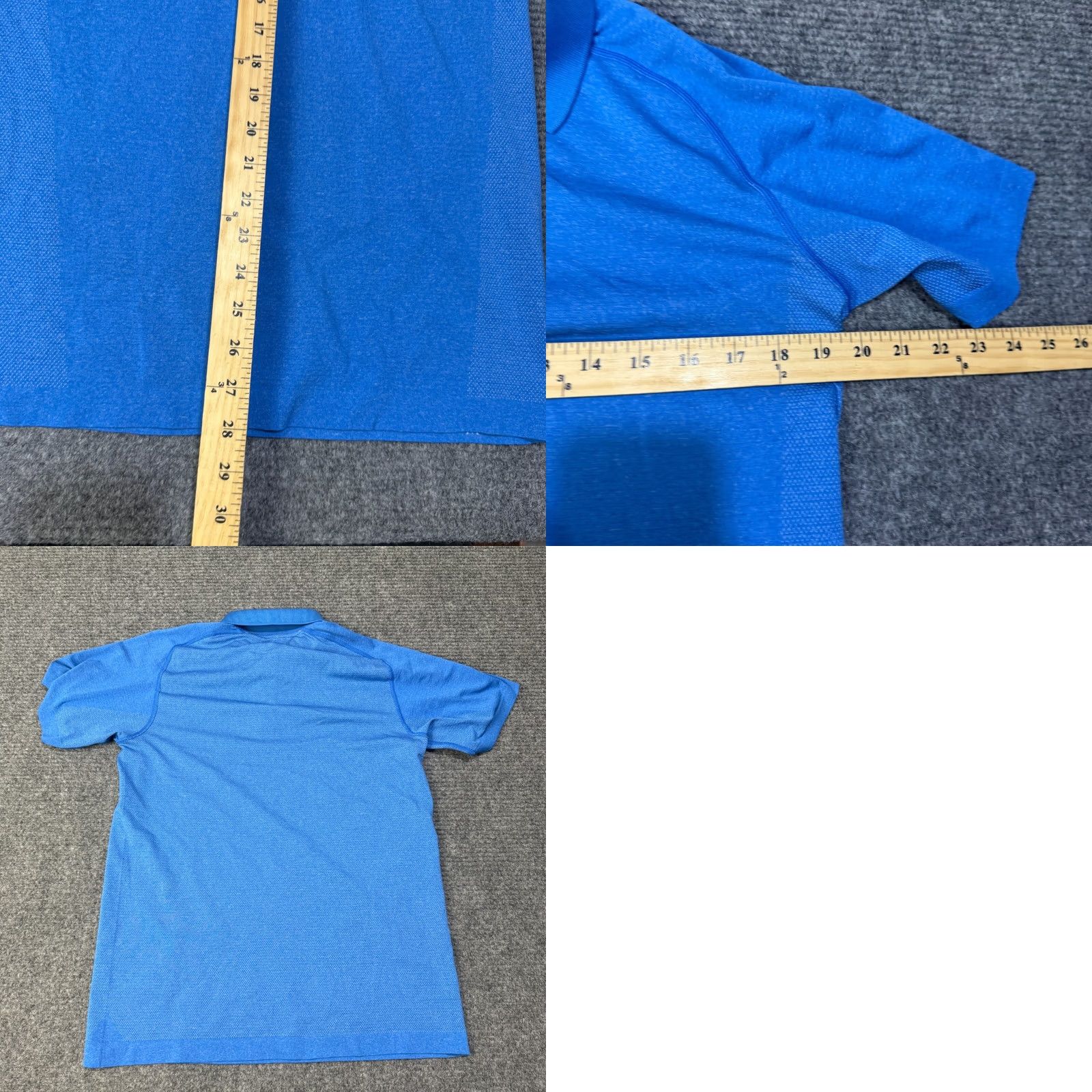 Lululemon Lululemon Polo Shirt Mens Medium Blue Short Sleeve Performance Stretch Size US M / EU 48-50 / 2 - 8 Thumbnail