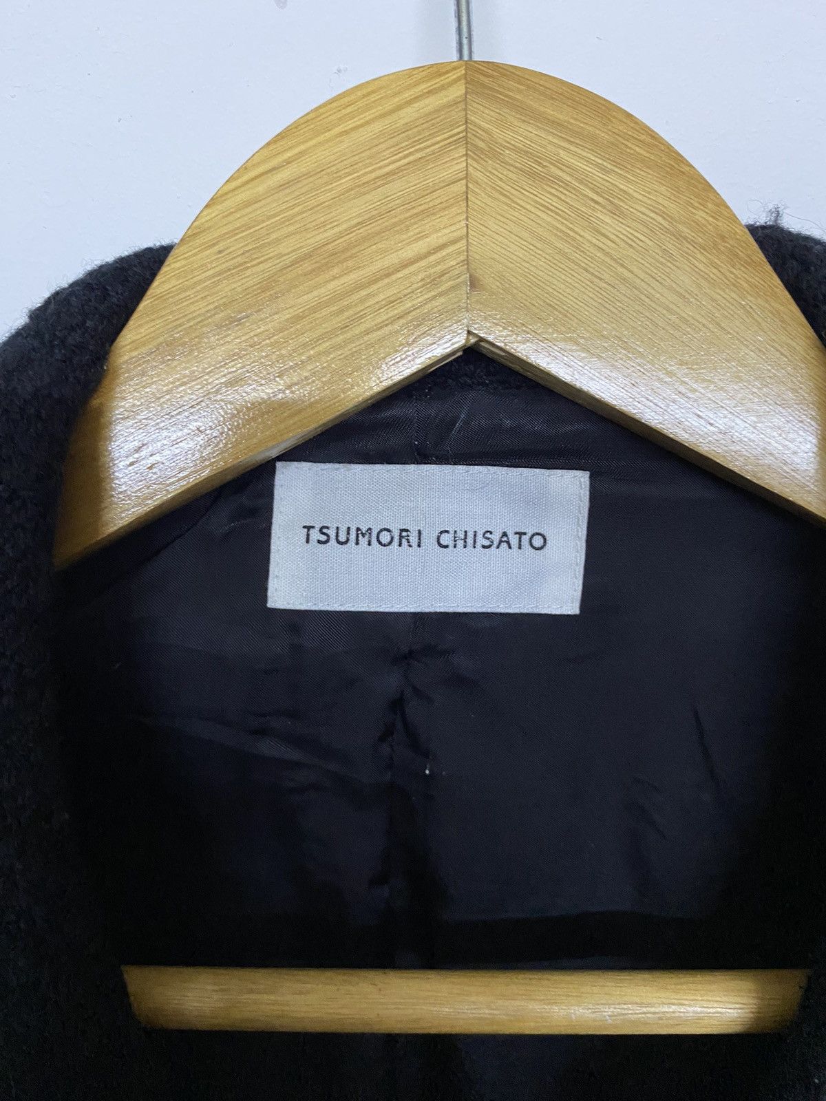 Tsumori Chisato Tsumori Chisato Black Wool Double Breasted Button Collared Size S / US 4 / IT 40 - 9 Thumbnail