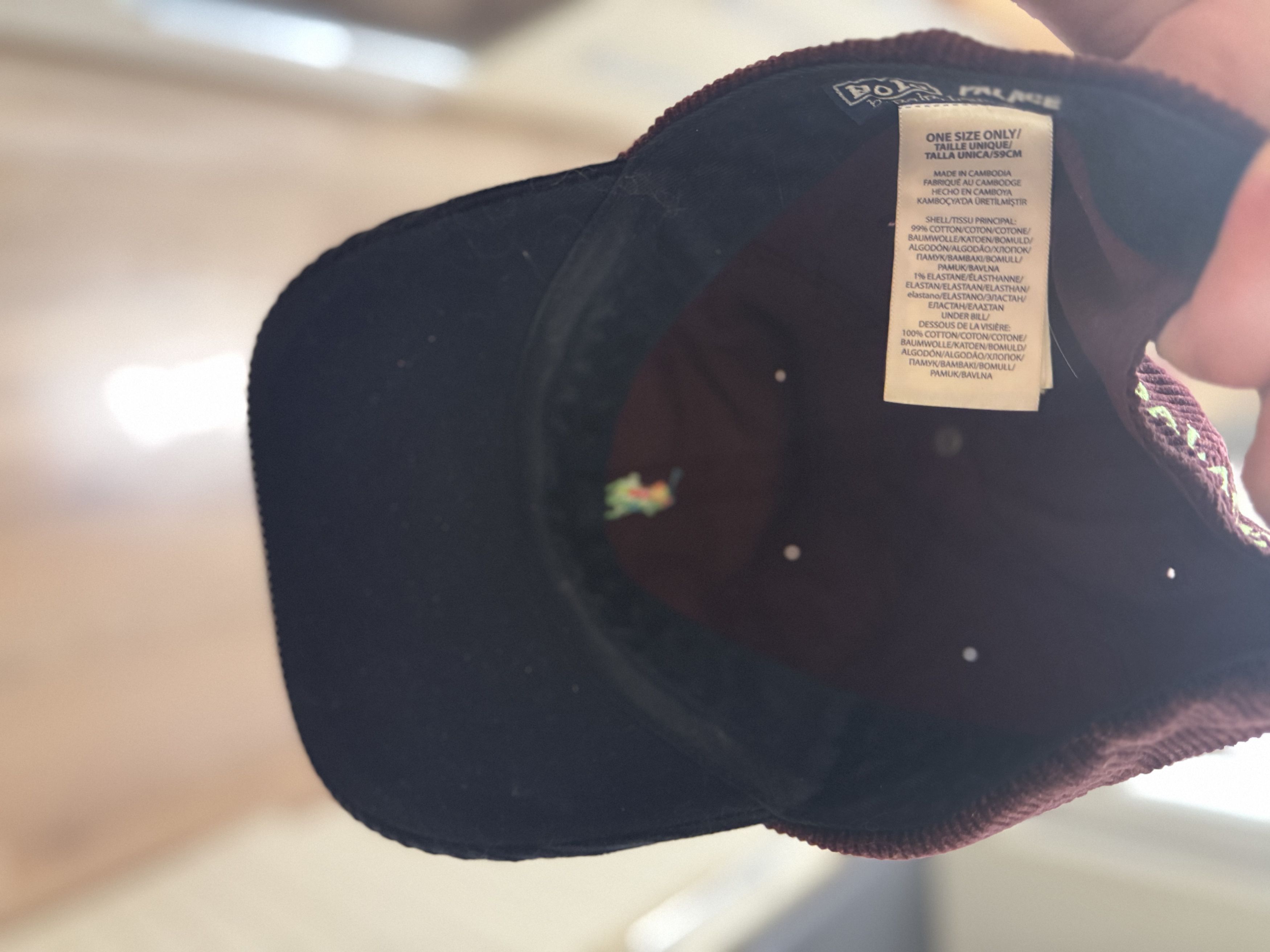 帽子 PALACE Ralph Lauren Corduroy Cap Palace Corduroy Baseball Cap | Blue | FARFETCH