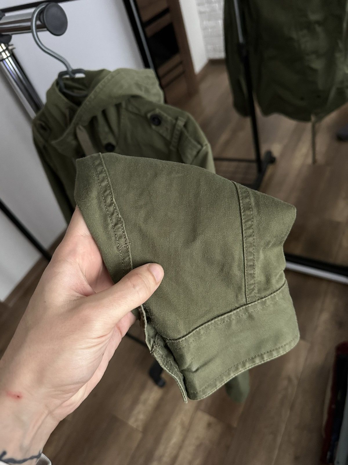 Diesel Diesel Double Coat Canvas Military Jacket Size US XXL / EU 58 / 5 - 16 Thumbnail