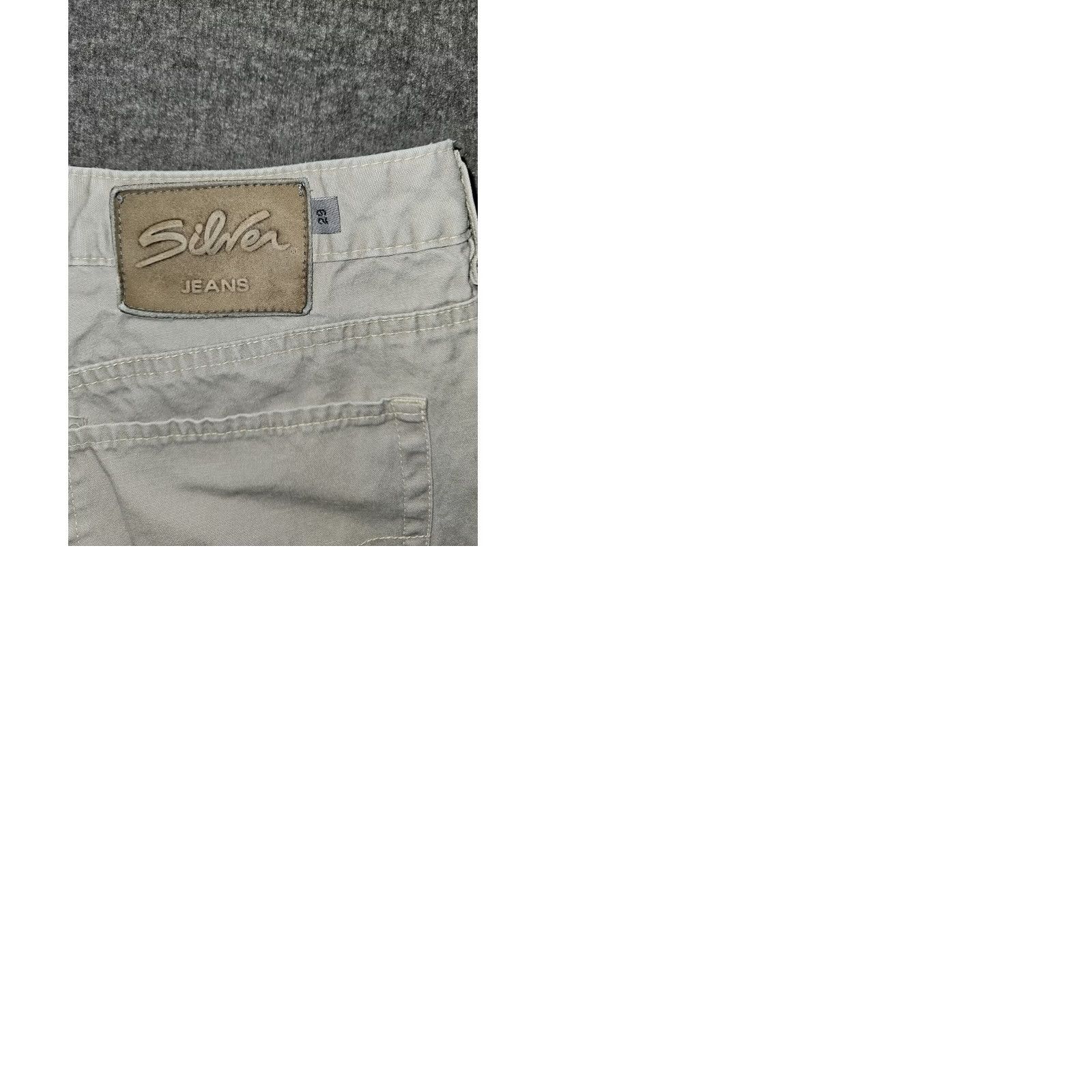 Silver Jeans Co. VINTAGE Silver Jeans Bootcut Jeans Women 29 Regular Gray 90s Y2K Mid Rise Button Fly Denim City Embroidered Logo Boots Size 29" - 9 Thumbnail