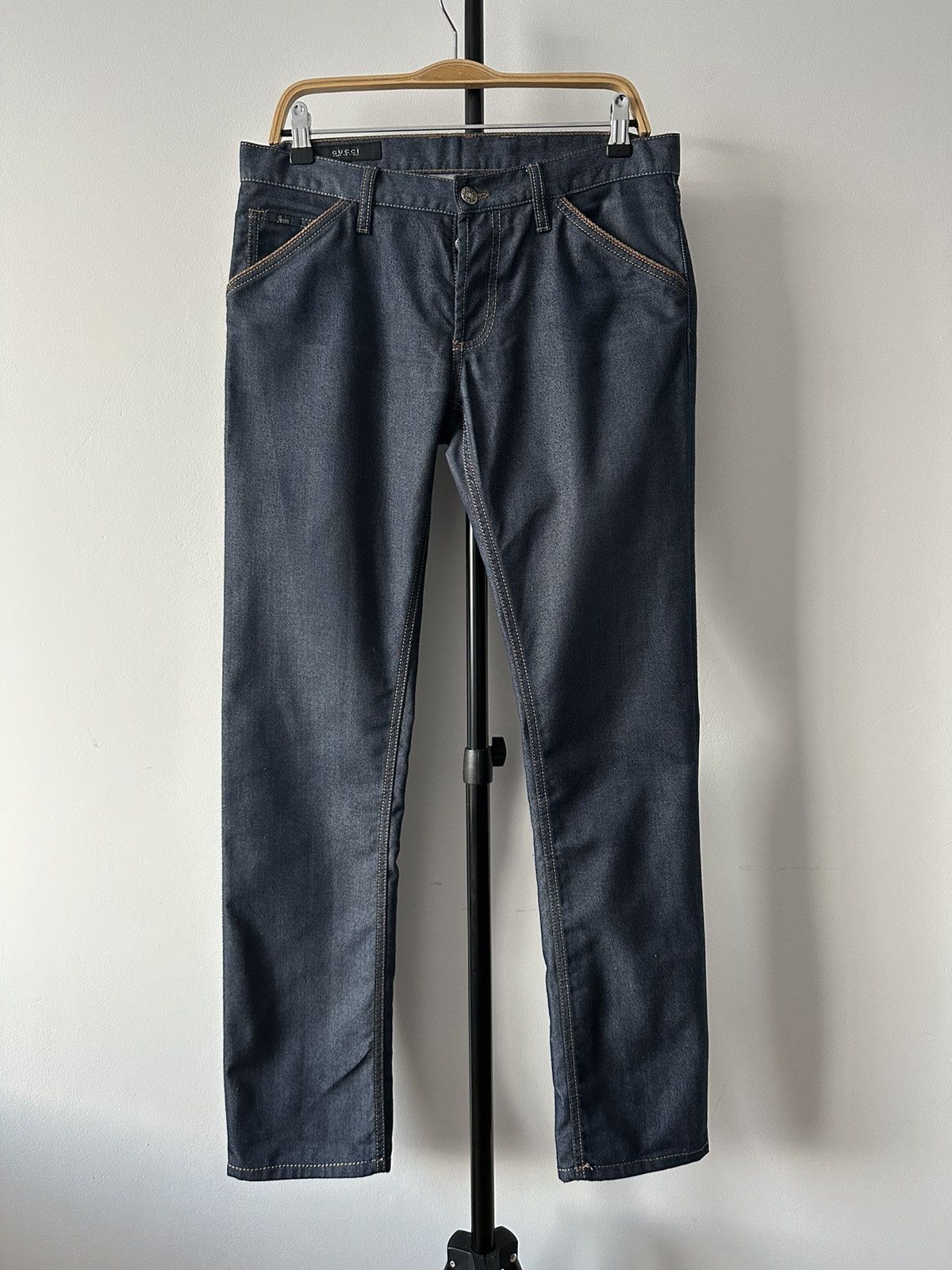 Gucci Gucci indigo jeans blue pants trousers Size 32" / US 10 / IT 46 - 1 Thumbnail