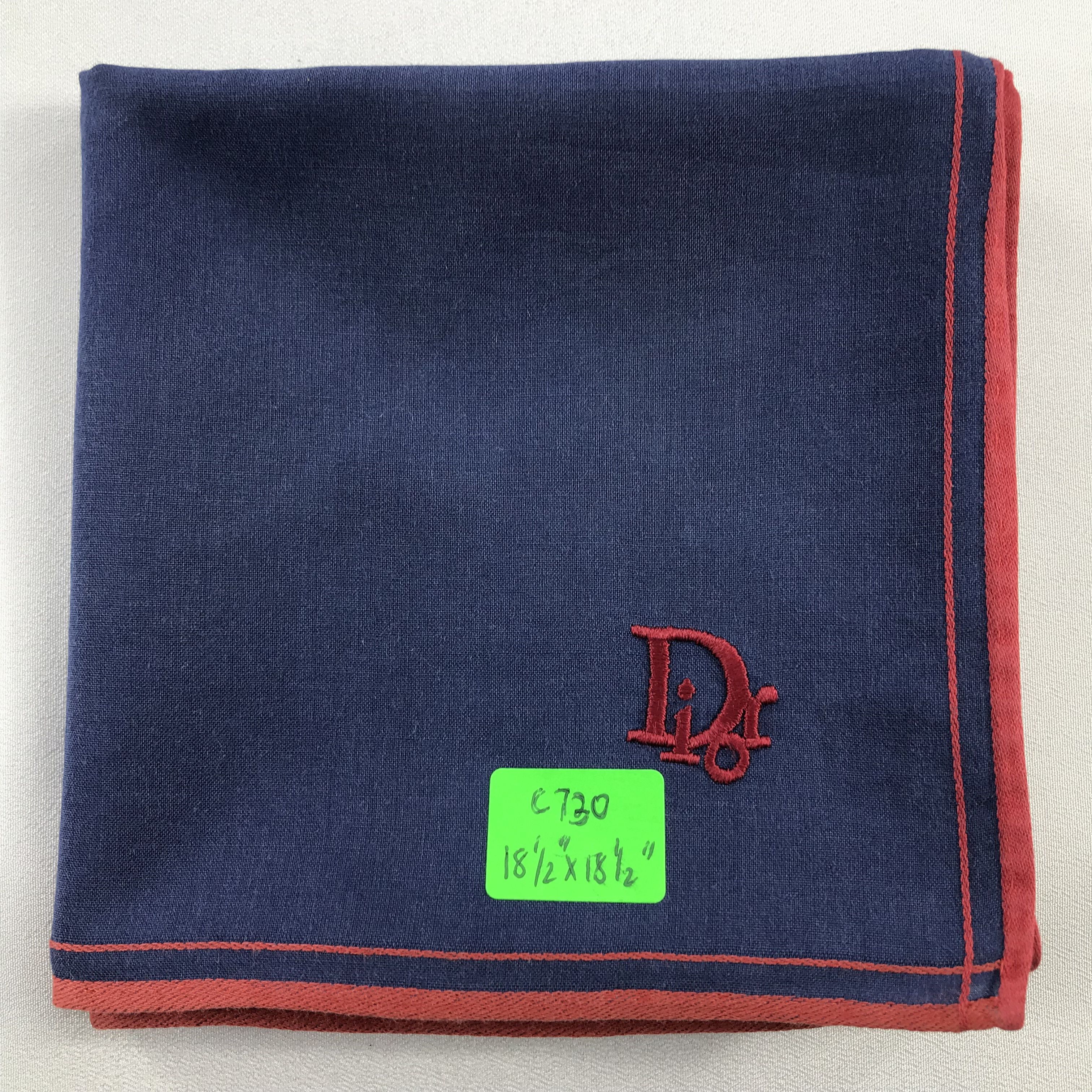 Vintage CHRIstiAn DIOr Handkerchief / Bandana / Neckerchief C730 Size ONE SIZE - 7 Thumbnail