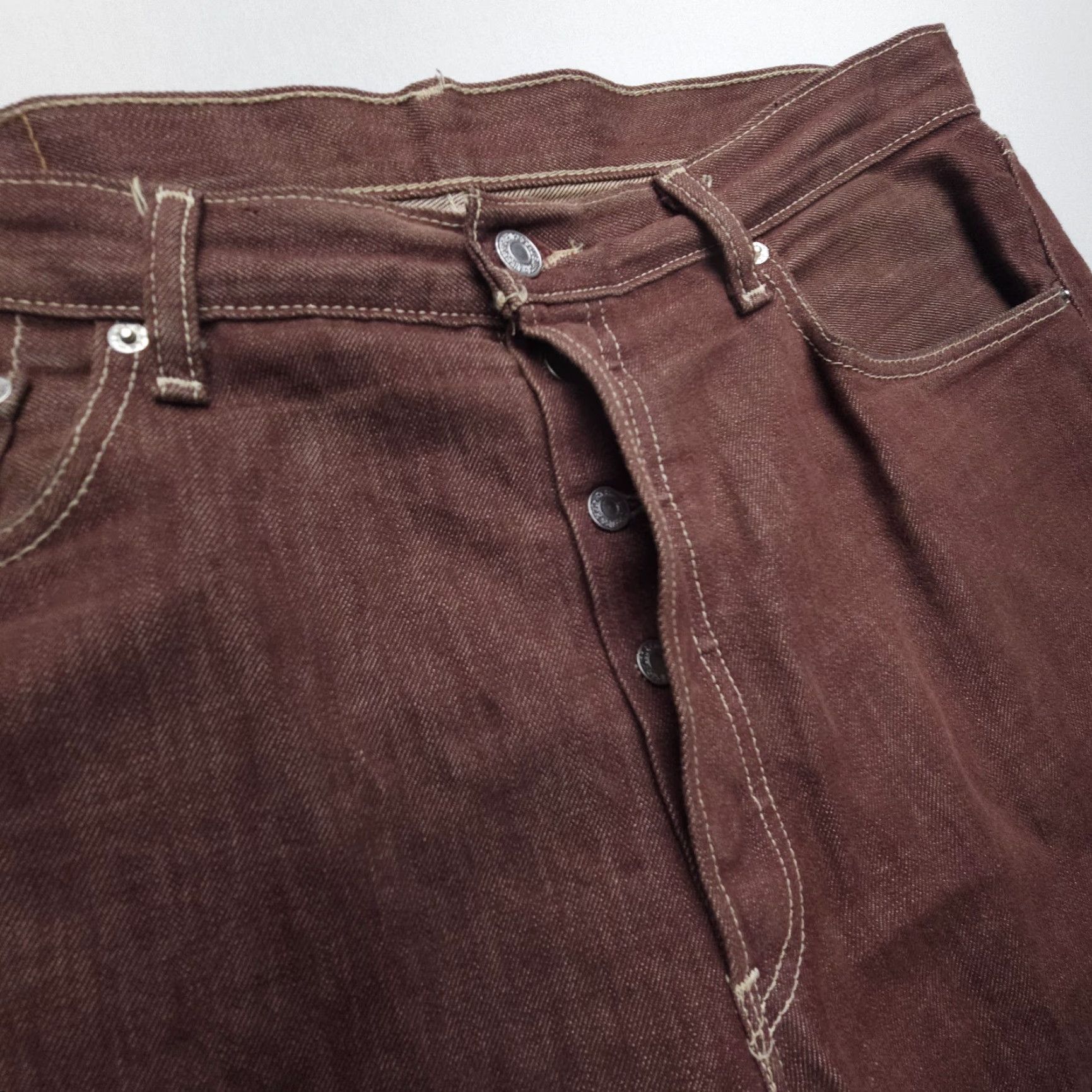 Levi's VINTAGE Levi's 501 XX Jeans Mens 36x32 Red Button Fly Straight 90s USA Levi'S 501 Series Mens Jeans Size US 36 / EU 52 - 8 Thumbnail