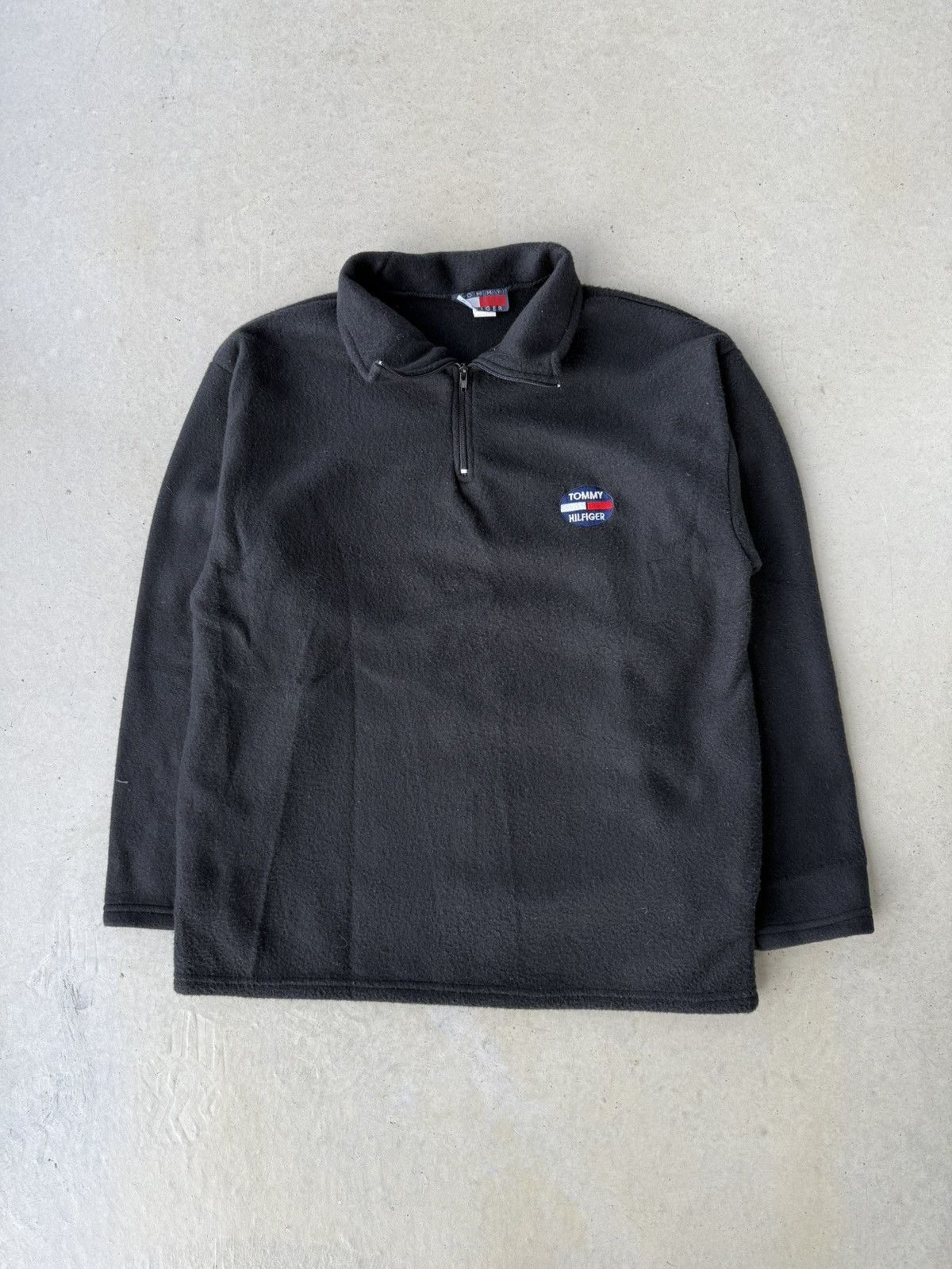 Tommy Hilfiger Vintage 90s Tommy Hilfiger Fleece Jacket Size US M / EU 48-50 / 2 - 1 Thumbnail