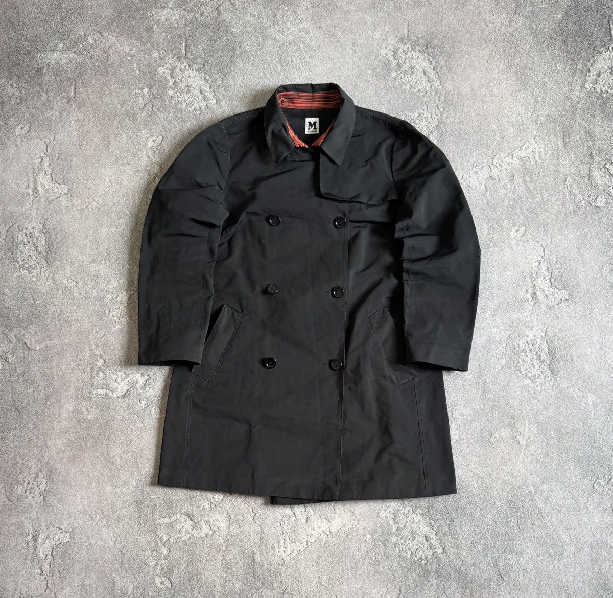 Missoni Missoni 48size black light button up jacket trench coat Size XL / US 12-14 / IT 48-50 - 8 Thumbnail