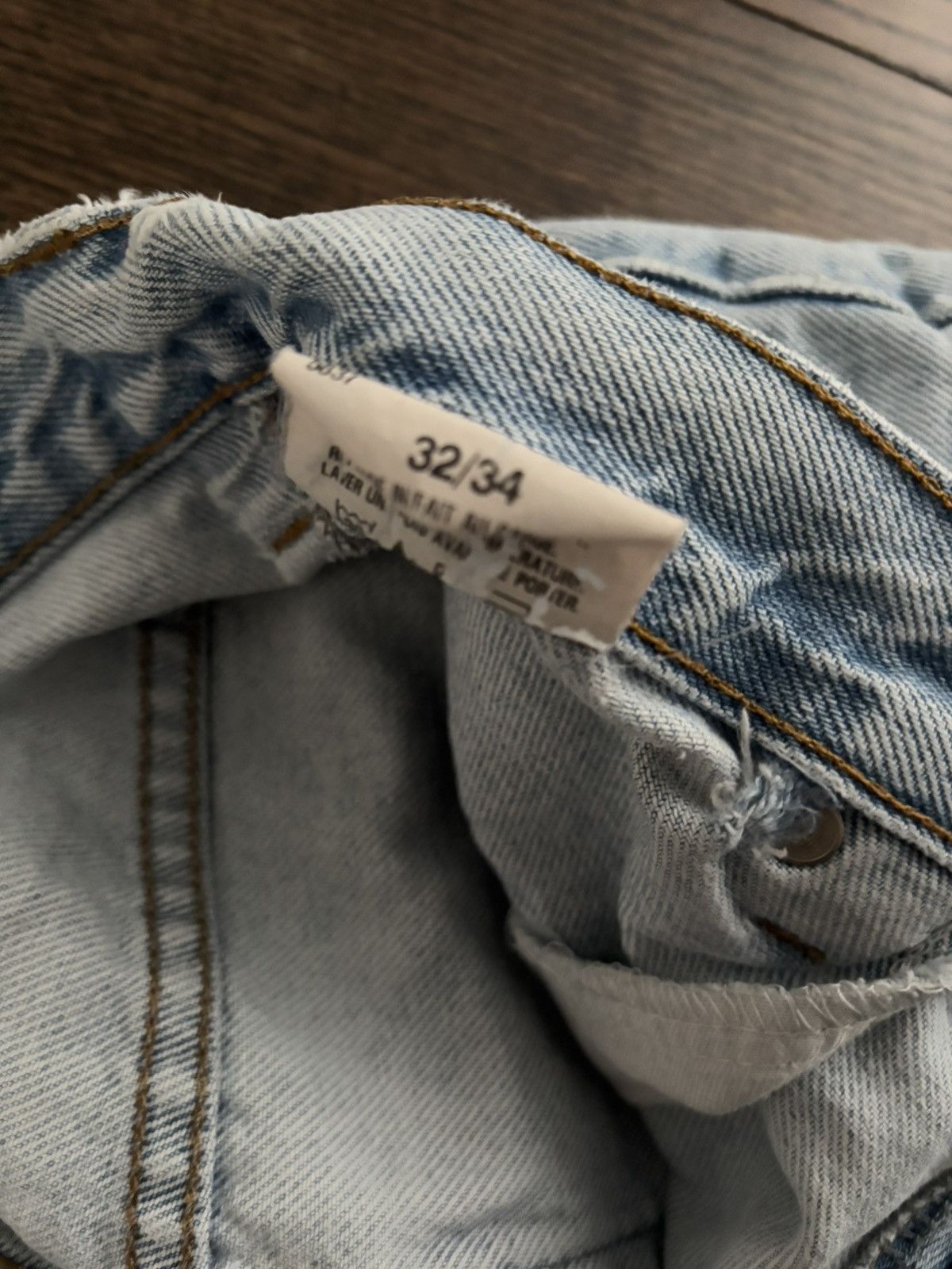 Dakota Grizzly dakota light wash blue jeans Size US 32 / EU 48 - 3 Thumbnail