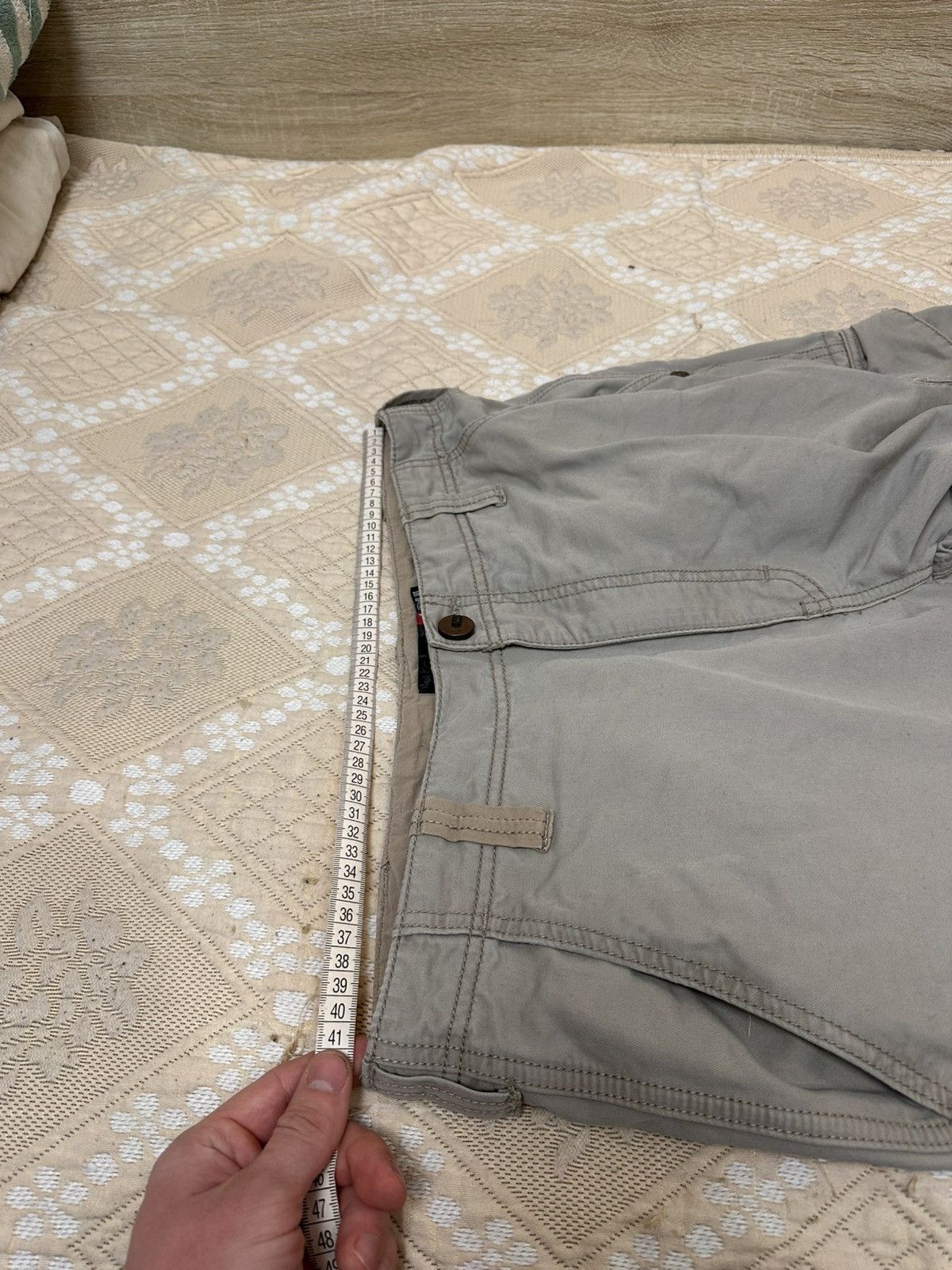 Quiksilver 🔥 Quiksilver Big Logo Rap Y2K Cargo Pants Denim Jeans Chino Size US 34 / EU 50 - 8 Thumbnail
