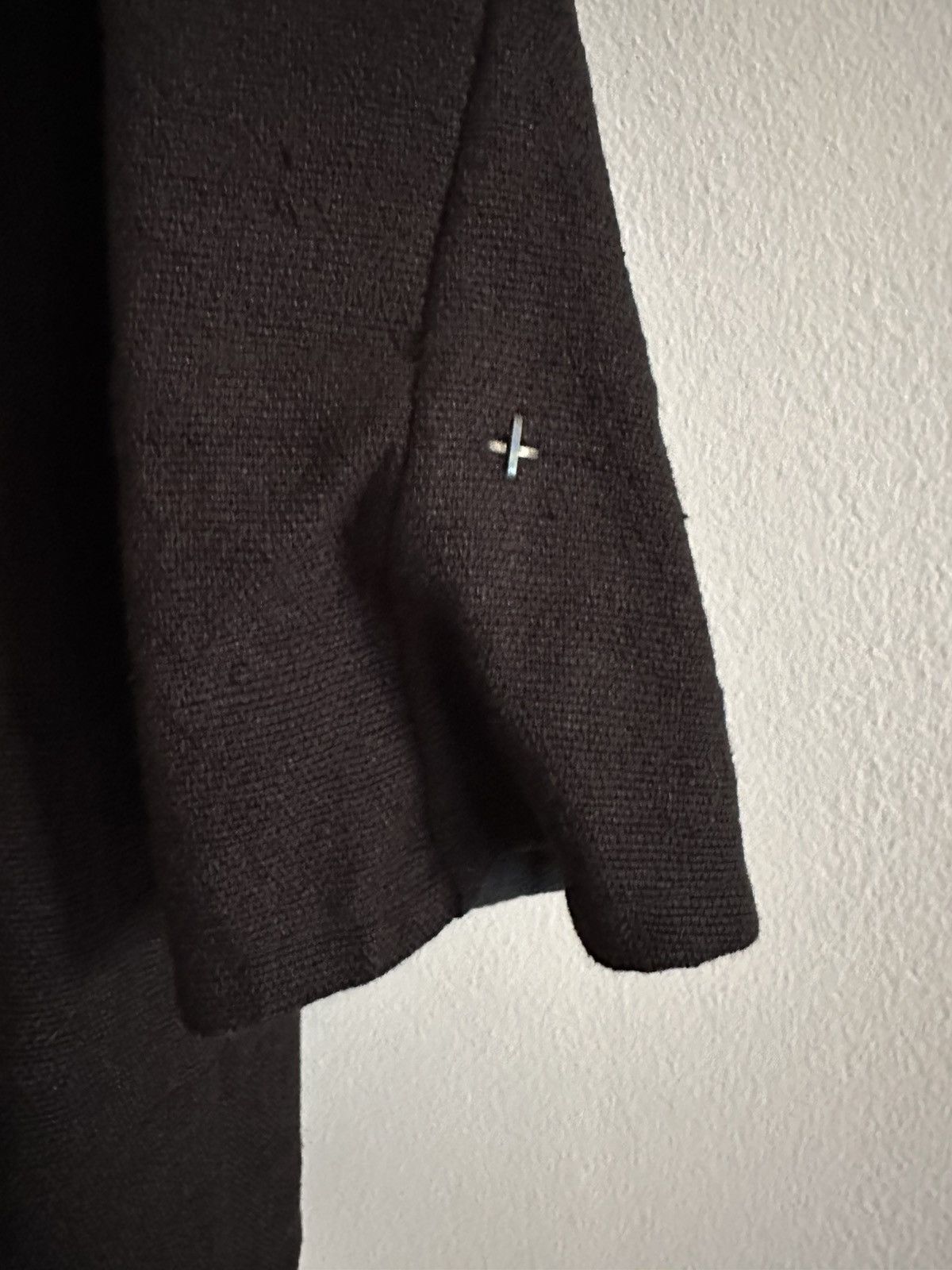 Ma+ ma+ Long Blazer Black (Cotton/Linen/Silk Blend) Size US S / EU 44-46 / 1 - 6 Thumbnail