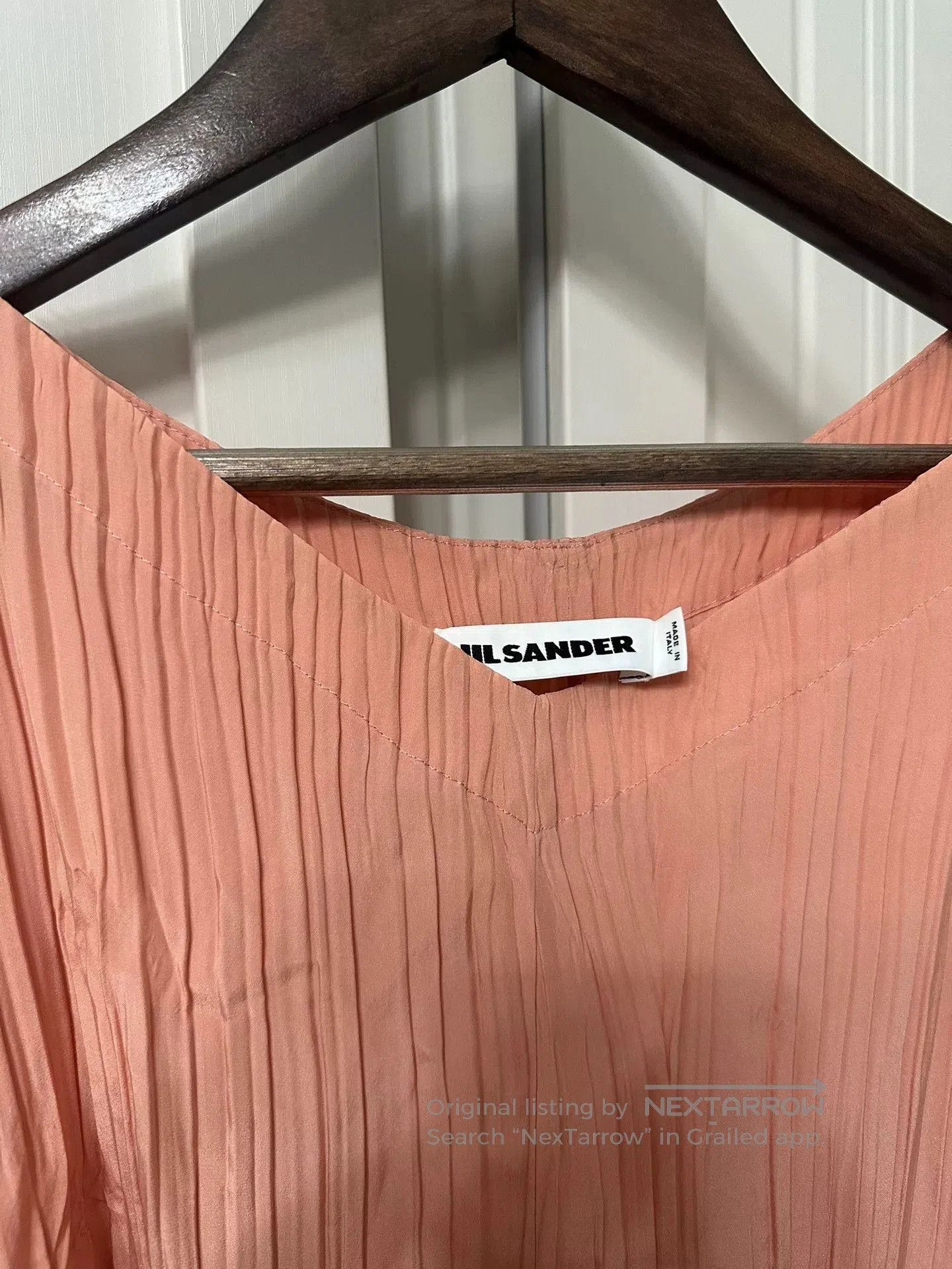 Jil Sander Jil Sander Long Pink Dress Robe. Size L / US 10 / IT 46 - 5 Thumbnail