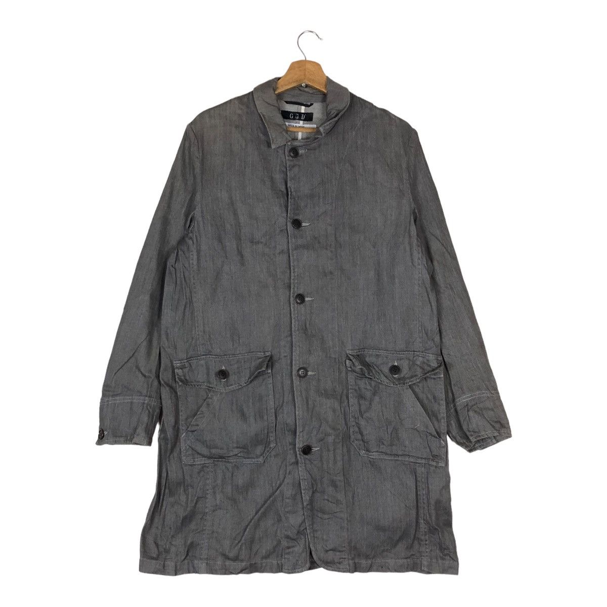 Japanese Brand GRAND GLOBAL DESIGN JAPANESE DESIGNER LONG JACKET Size US M / EU 48-50 / 2 - 1 Thumbnail