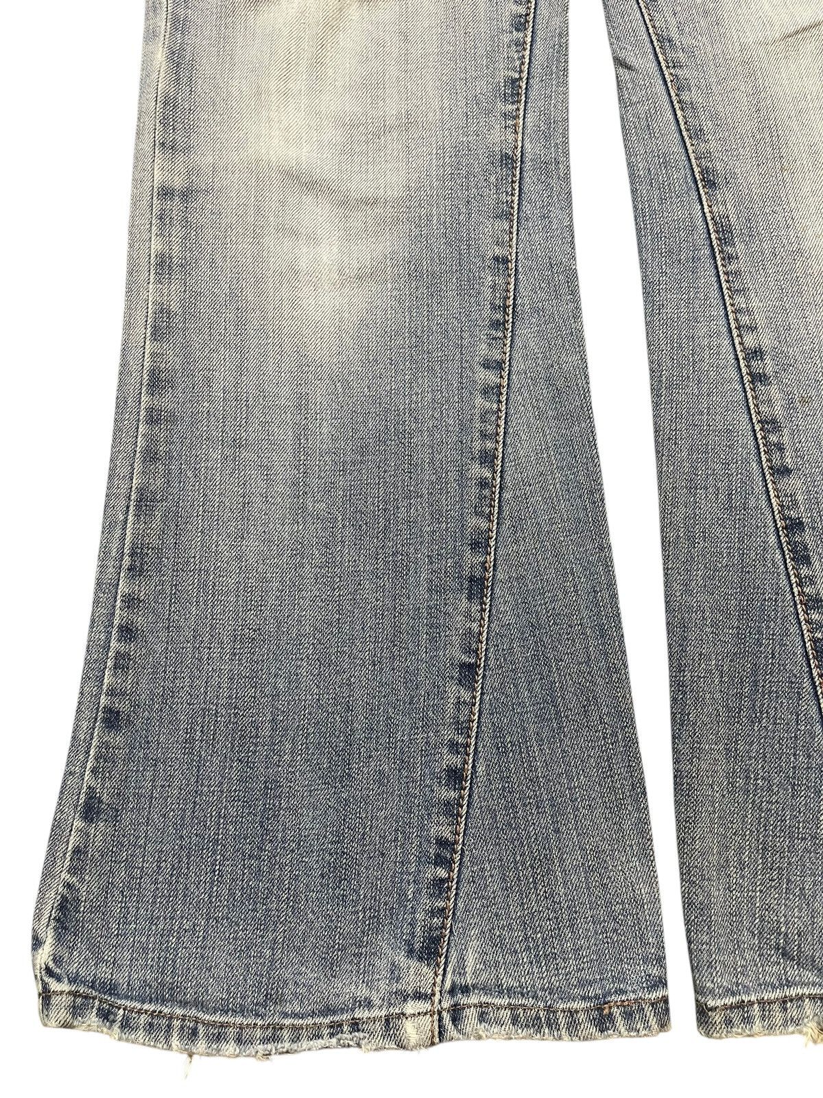 Hysteric Glamour Vintage Japanese Brand Faded Wash Style Wide Leg Jeans Size US 30 / EU 46 - 7 Thumbnail