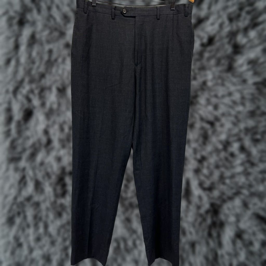 Ralph Lauren RALPH Ralph Lauren Dress Pants Sz 36 X 32 Mens Flat Front Blue Career Business Size US 36 / EU 52 - 1 Thumbnail