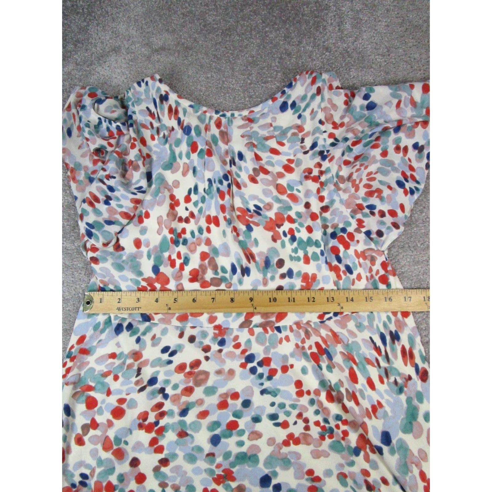 Vintage Maeve Dress Womens XS White Red Blue Blouson Size XS / US 0-2 / IT 36-38 - 7 Thumbnail