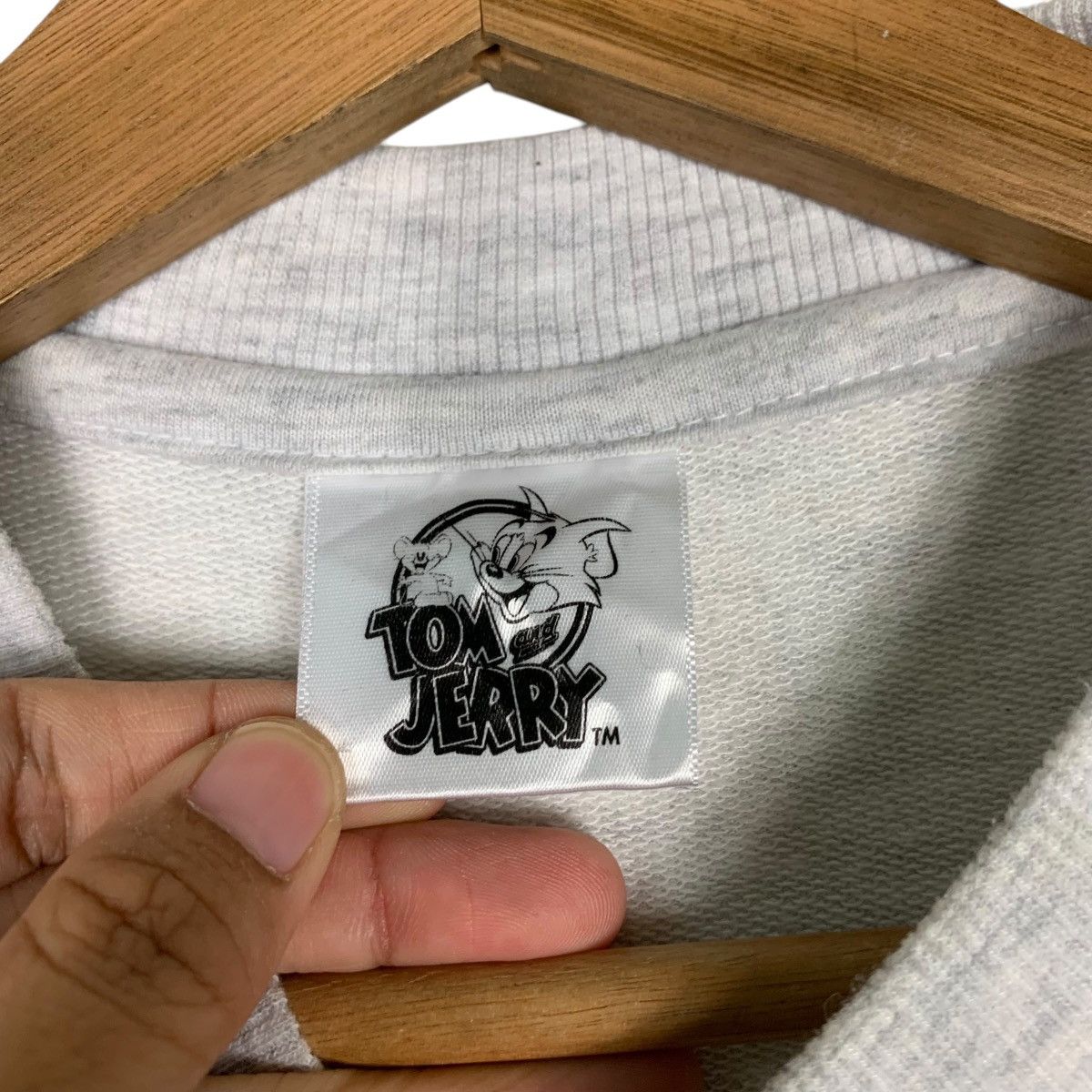 Japanese Brand TOM and JERRY Graphics Short Sleeve Sweatshirt #1429-C65 Size US L / EU 52-54 / 3 - 11 Thumbnail