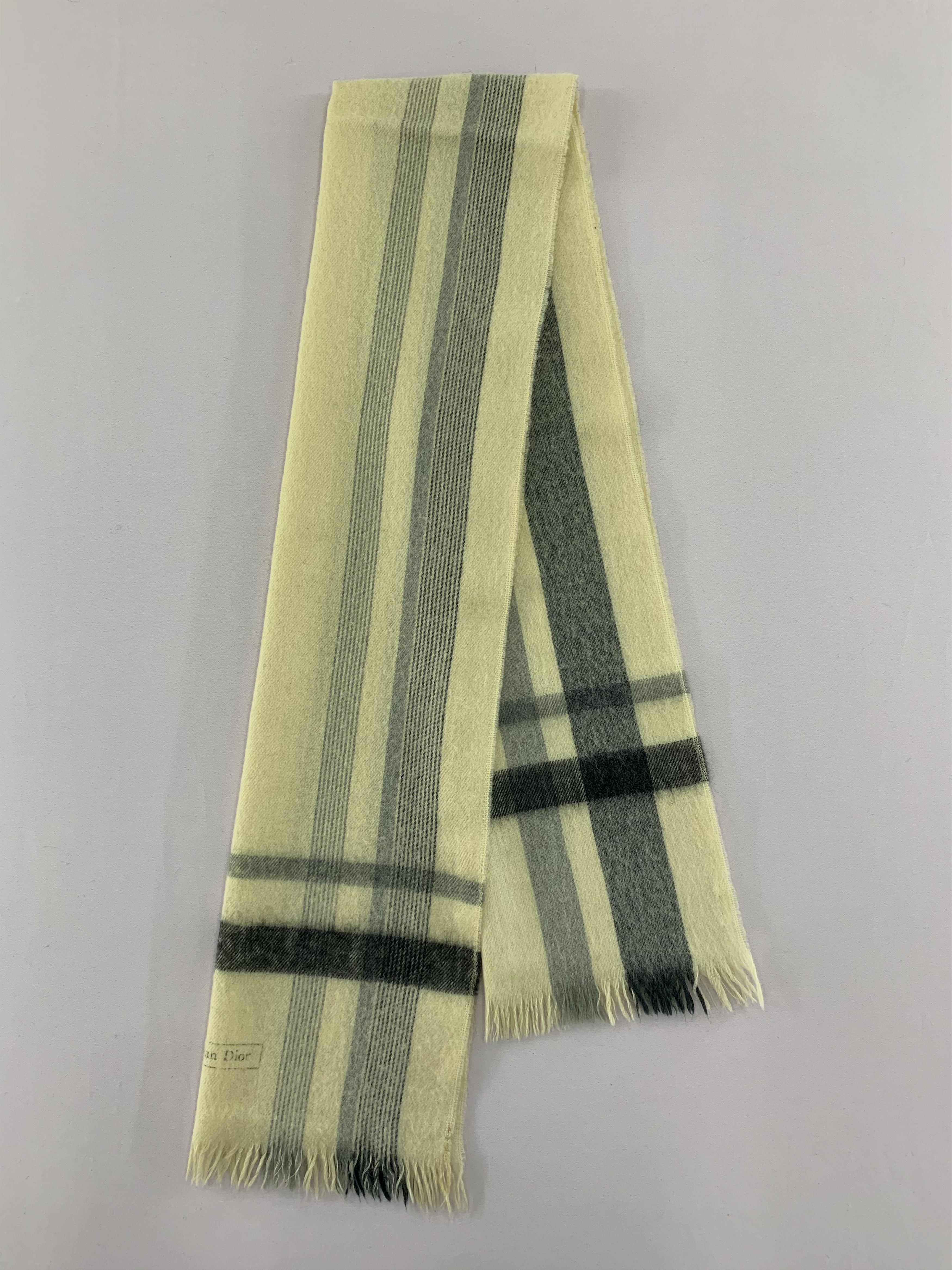 Christian Dior Monsieur Christian Dior Scarf Wool Muffler Neck Wrap BL5135 Size ONE SIZE - 1 Thumbnail