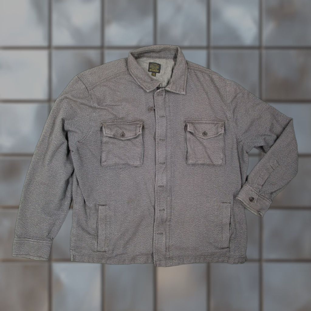Lucky Brand Lucky Brand Jacket Men 2XL Gray Bomber Full Zip Military Workwear Pockets Size US XXL / EU 58 / 5 - 1 Thumbnail