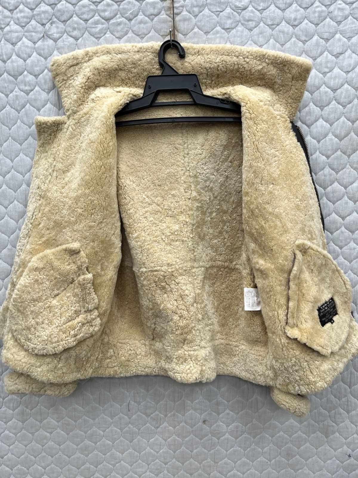Genuine Leather 🔥🔥🔥STEALS VTG B3 MILITARY SHEARLING LEATHER JACKET Size US M / EU 48-50 / 2 - 7 Thumbnail