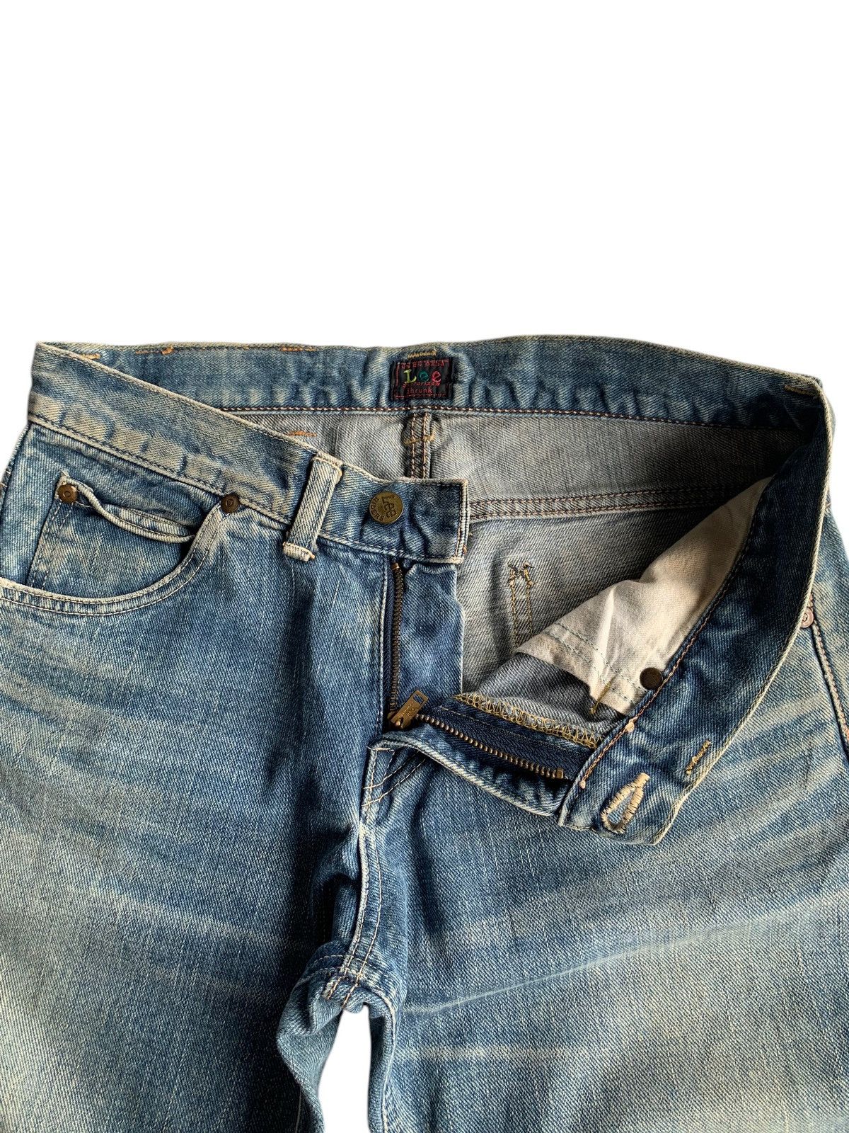 Jean × Lee Vintage Lee Riders Selvedge Distressed Denim Size US 30 / EU 46 - 10 Thumbnail