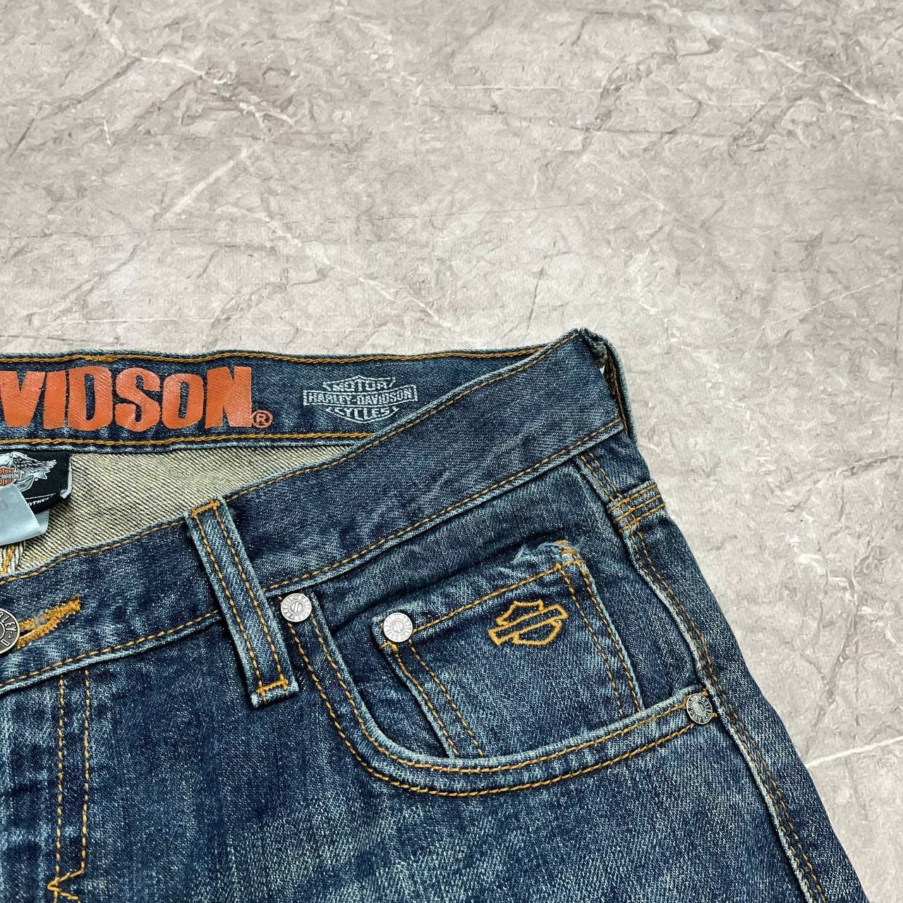 Harley Davidson Harley Davidson Men's Motorcycle Jeans with Knee size 32x30 Size US 33 - 15 Thumbnail