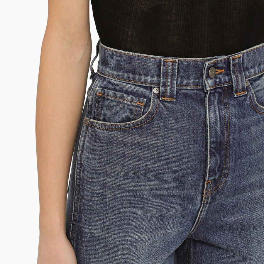 KHAITE o1d2blof0824 Regular Denim Jeans in Blue Size 26" / US 2 / IT 38 - 5 Thumbnail