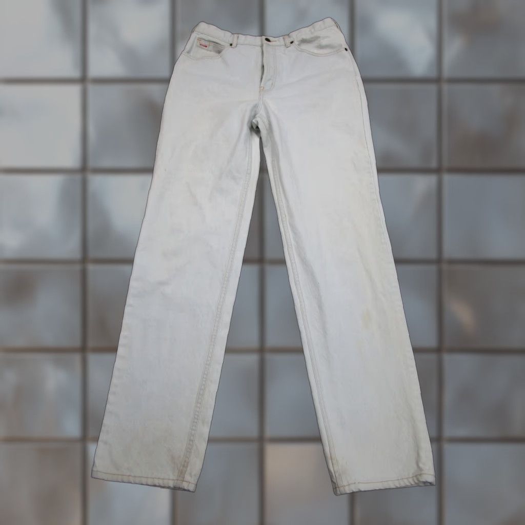 Vintage VINTAGE Coca-Cola Jeans Mens 32x33 Light Wash Blue Button Fly 90s Grunge Work Mens Jeans Blue Size US 32 / EU 48 - 1 Thumbnail