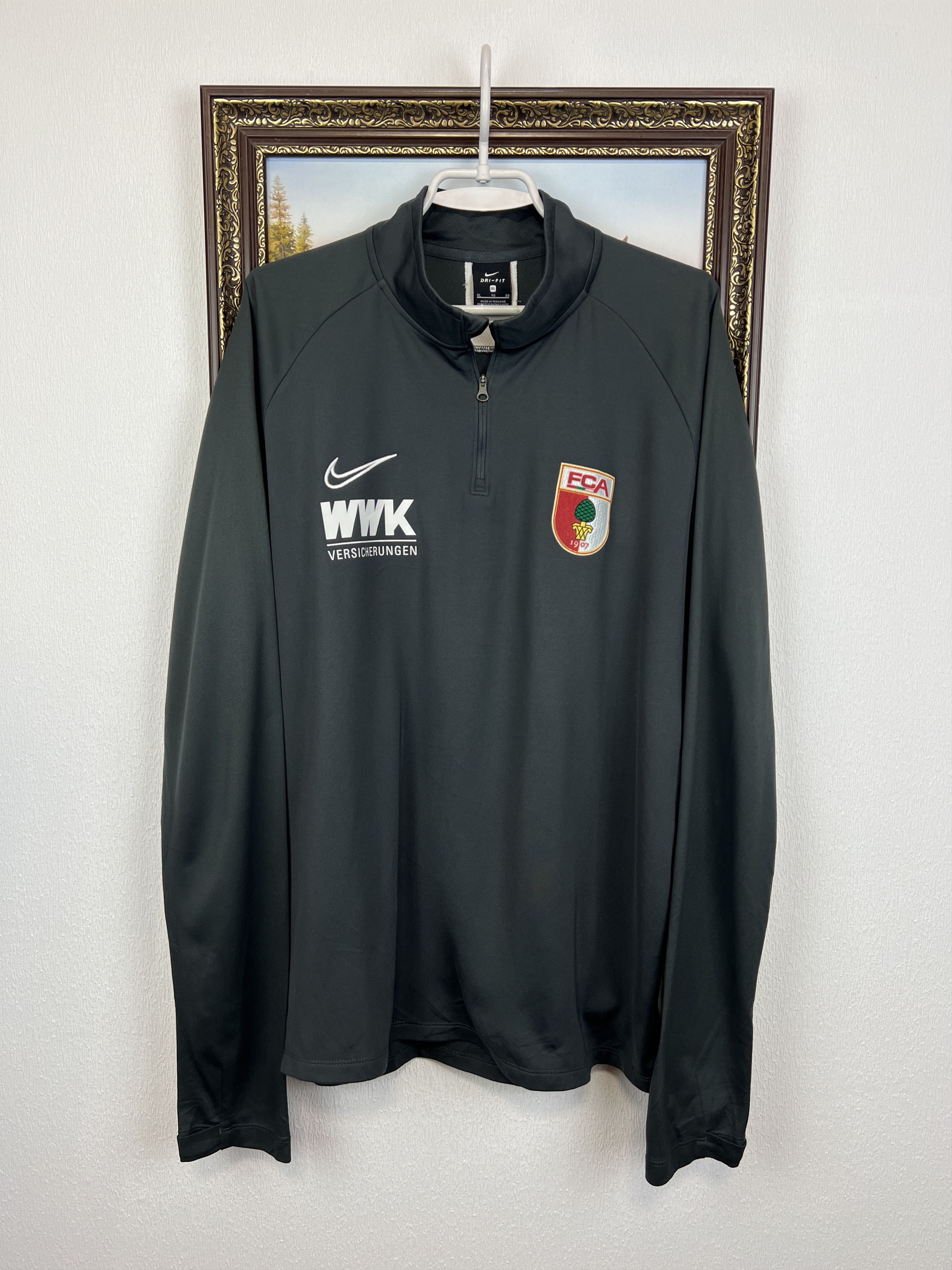 Nike Augsburg Football Athletic Suit Soccer Set Jacket Pants Size US XL / EU 56 / 4 - 2 Thumbnail