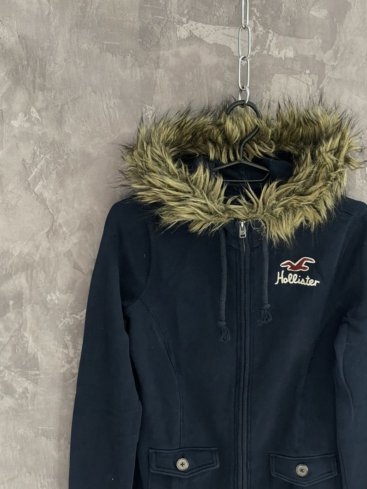 Hysteric Glamour × Le Grande Bleu (L.G.B.) Y2K Glam IfSixWasNine LGB Style Fur Hollister Hoodie Size S / US 4 / IT 40 - 3 Thumbnail