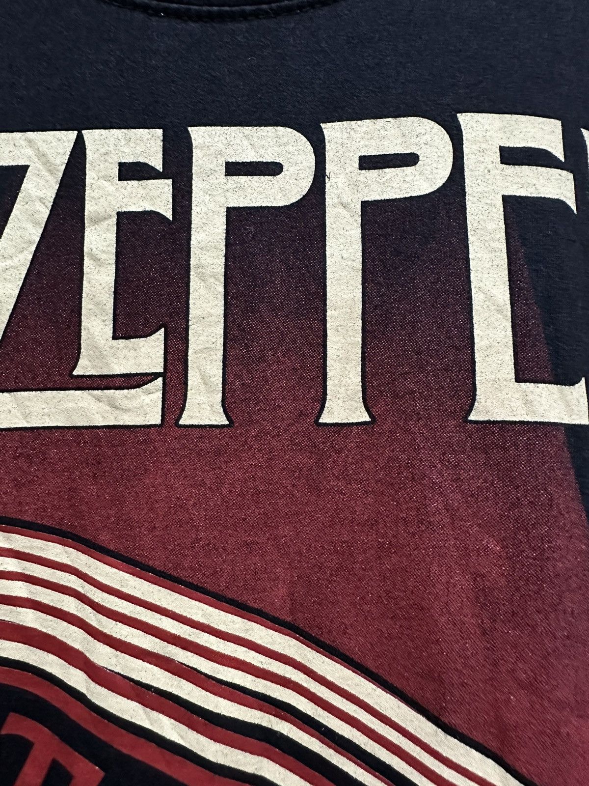 Band Tees × Vintage Vintage Led Zeppelin Mothership Faded Tee Size US L / EU 52-54 / 3 - 3 Thumbnail