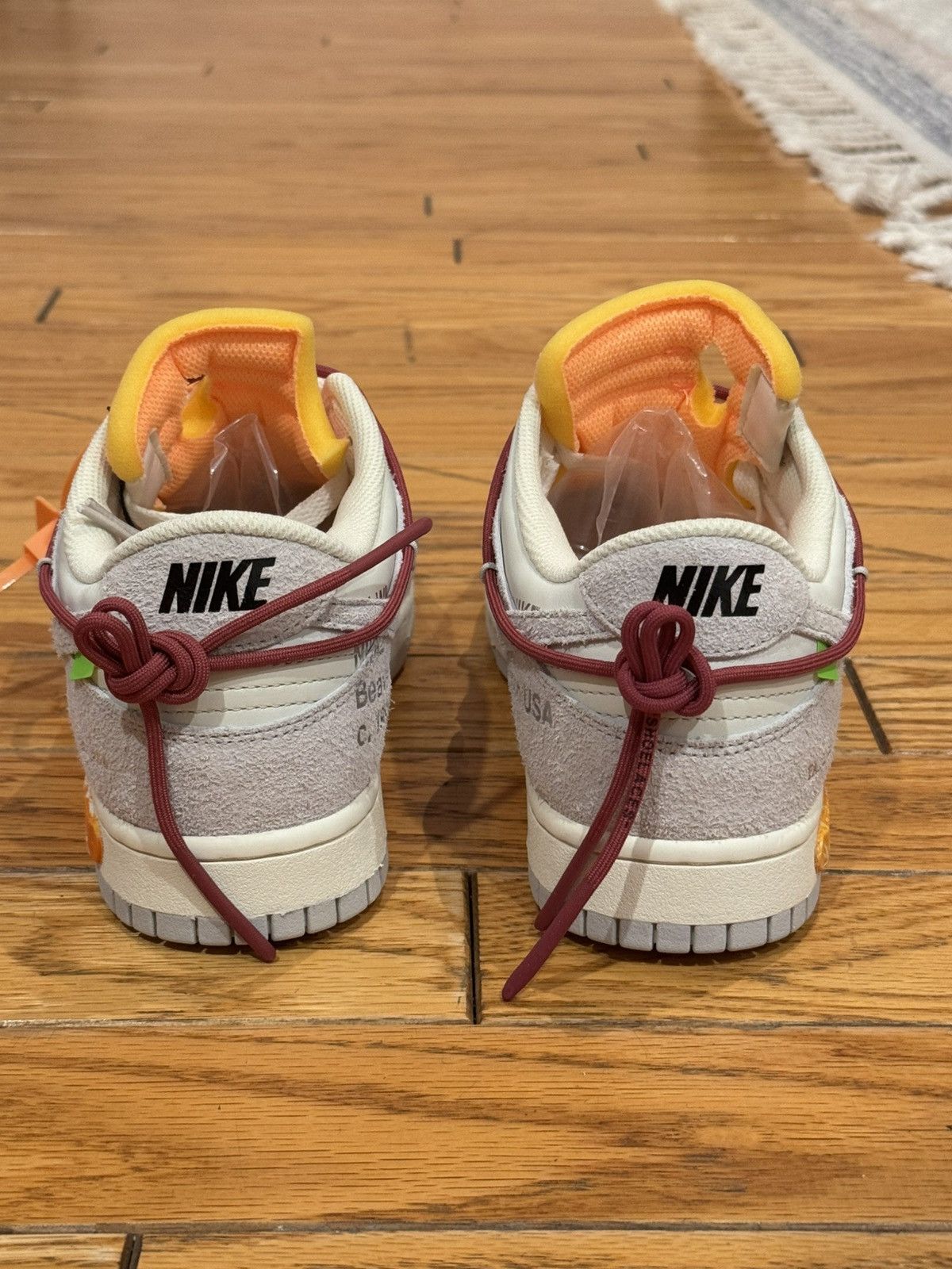 Nike × Off-White Nike x Off White Dunk Low ‘Lot 35’ Size US 10 / EU 43 - 5 Thumbnail