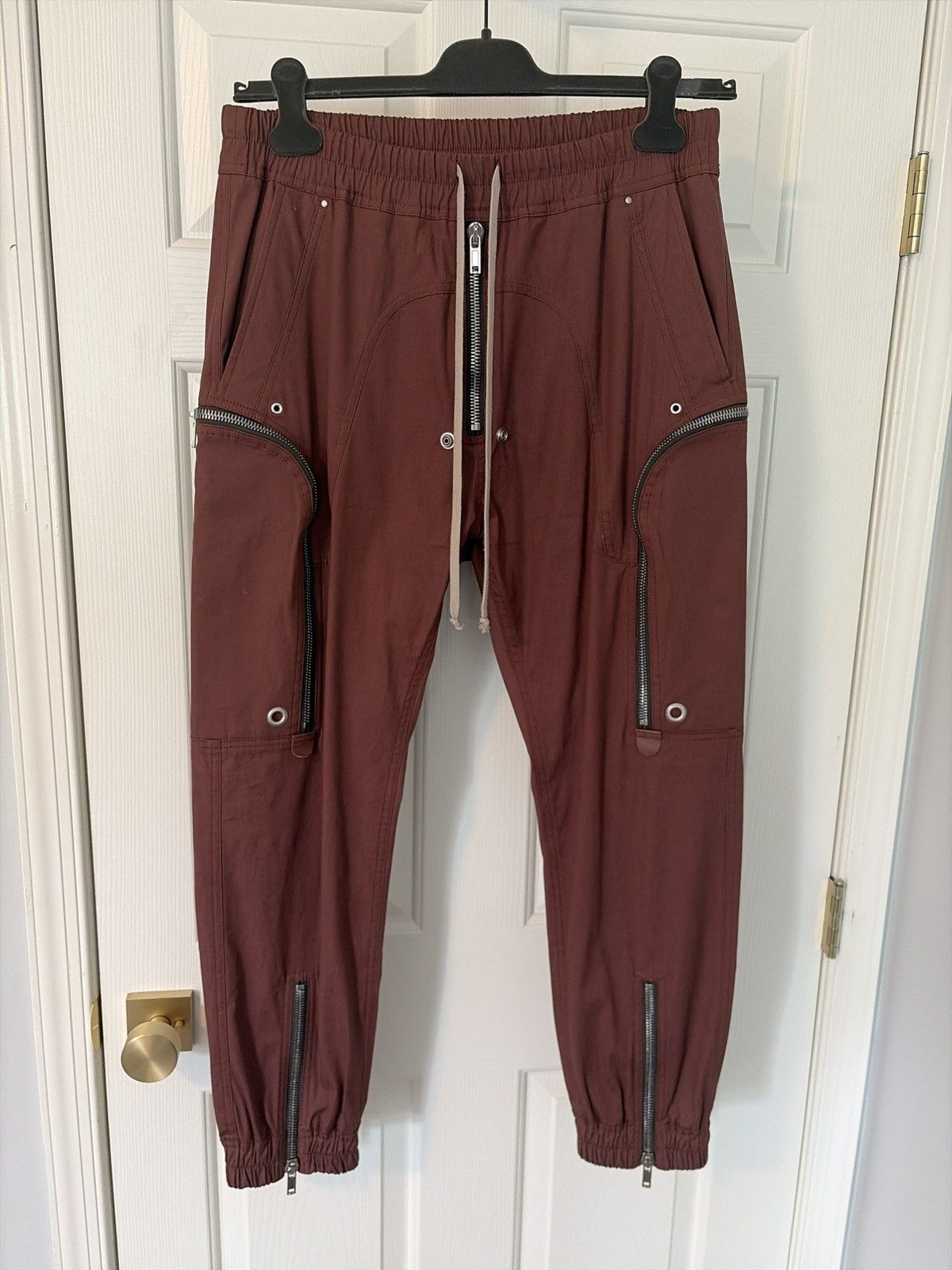 Rick Owens Rick Owens Phlegethon SS 2021 Bauhaus Cargo Joggers Size US 36 / EU 52 - 1 Thumbnail