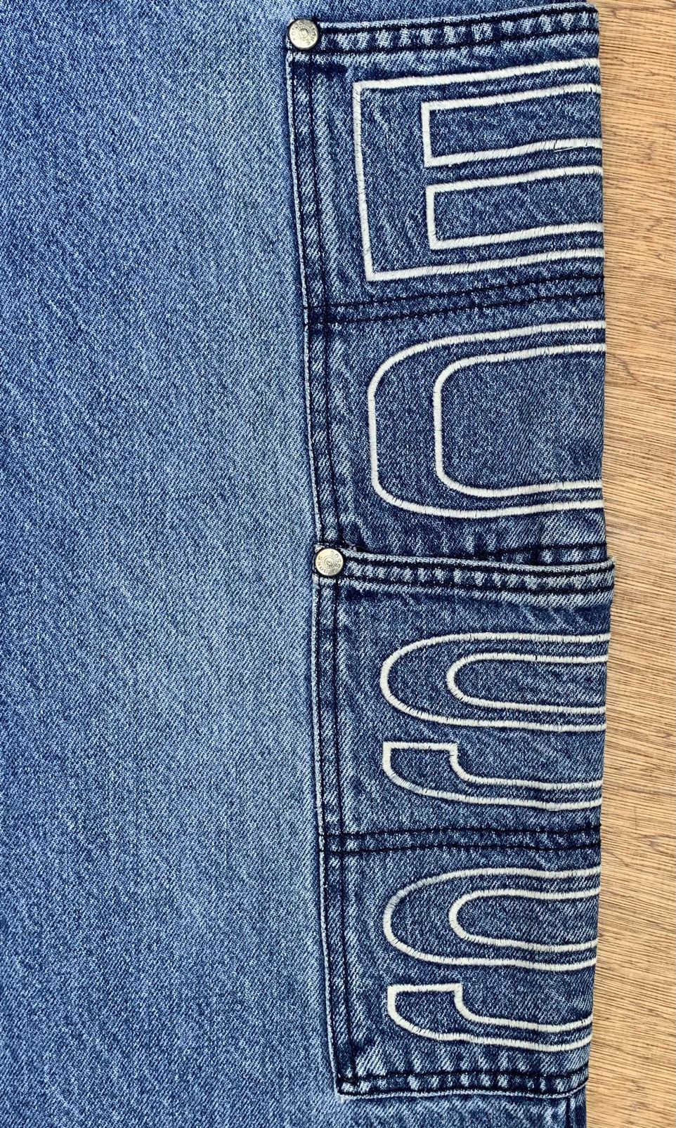 Hugo Boss Vintage 90s Boss Baggy Hip Hop Denim Jeans Pants Size US 31 - 12 Thumbnail