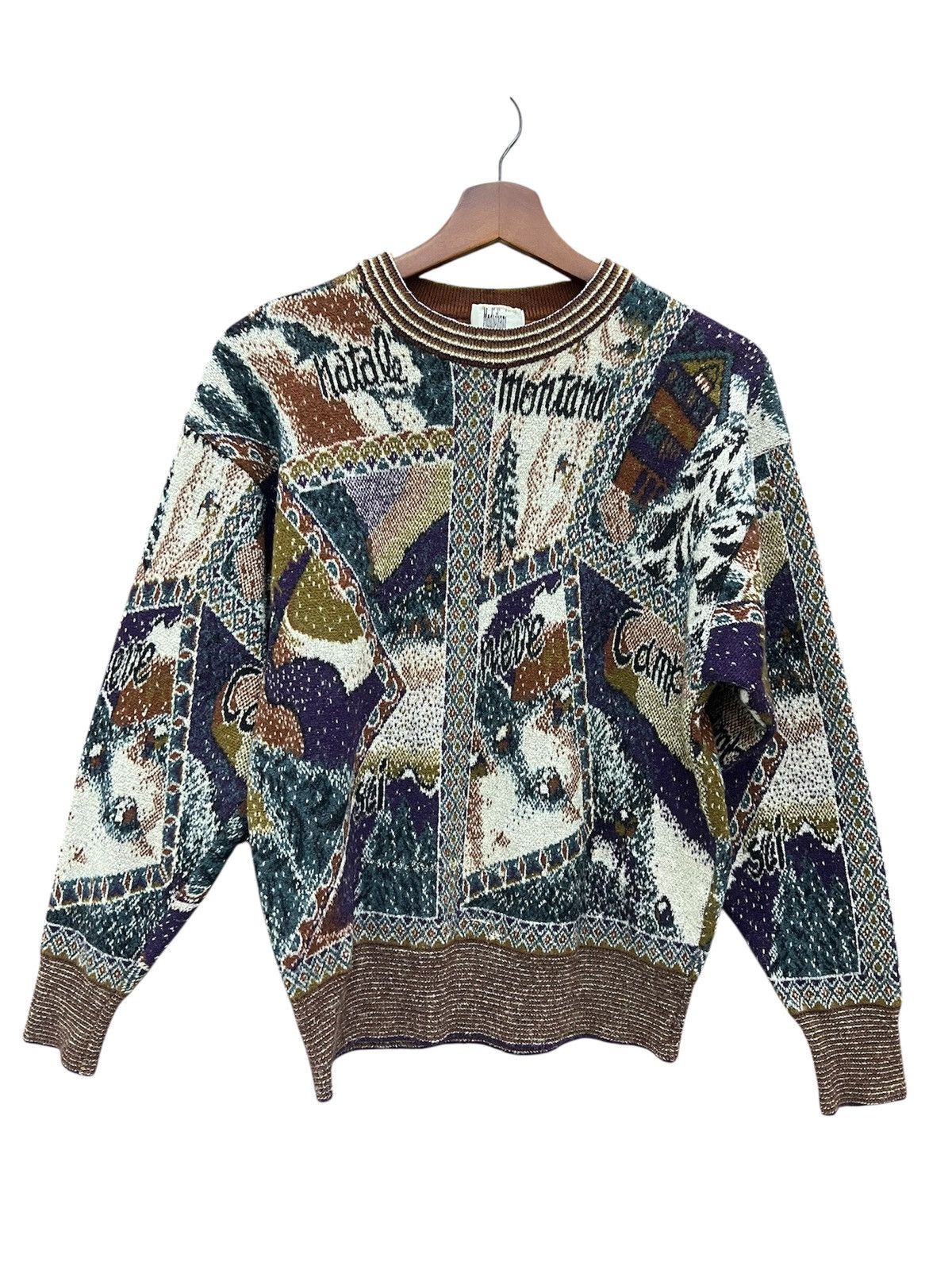 Japanese Brand Modigham Montana Classic Missoni Jumper Knit Coogi Style Size US M / EU 48-50 / 2 - 1 Thumbnail