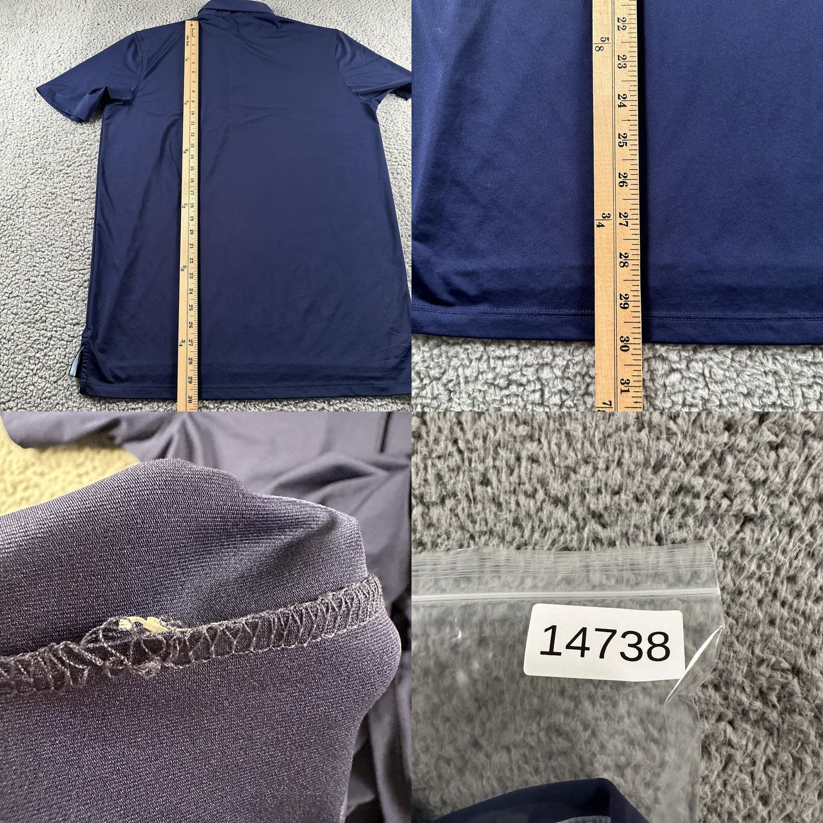 Vintage Greyson LIV Golf Polo Shirt Mens Medium Blue Stretch Performance Athletic Size US M / EU 48-50 / 2 - 8 Thumbnail