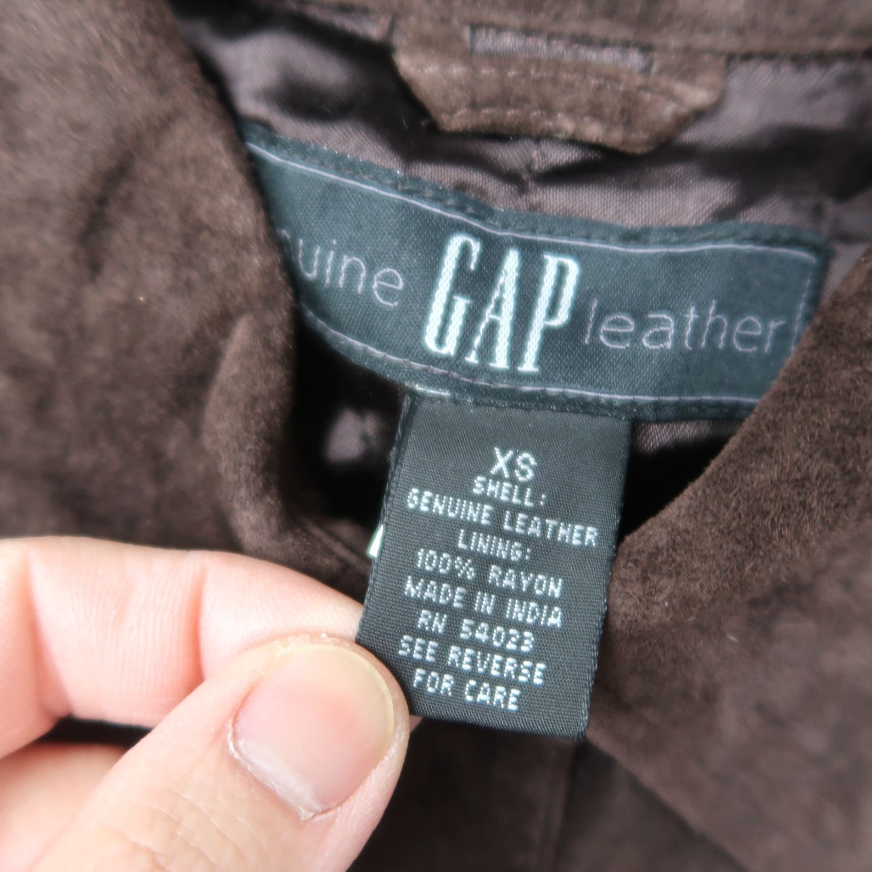 Gap VINTAGE GAP Brown Leather Suede Jacket Western Women Button Up XS Size XS / US 0-2 / IT 36-38 - 6 Thumbnail
